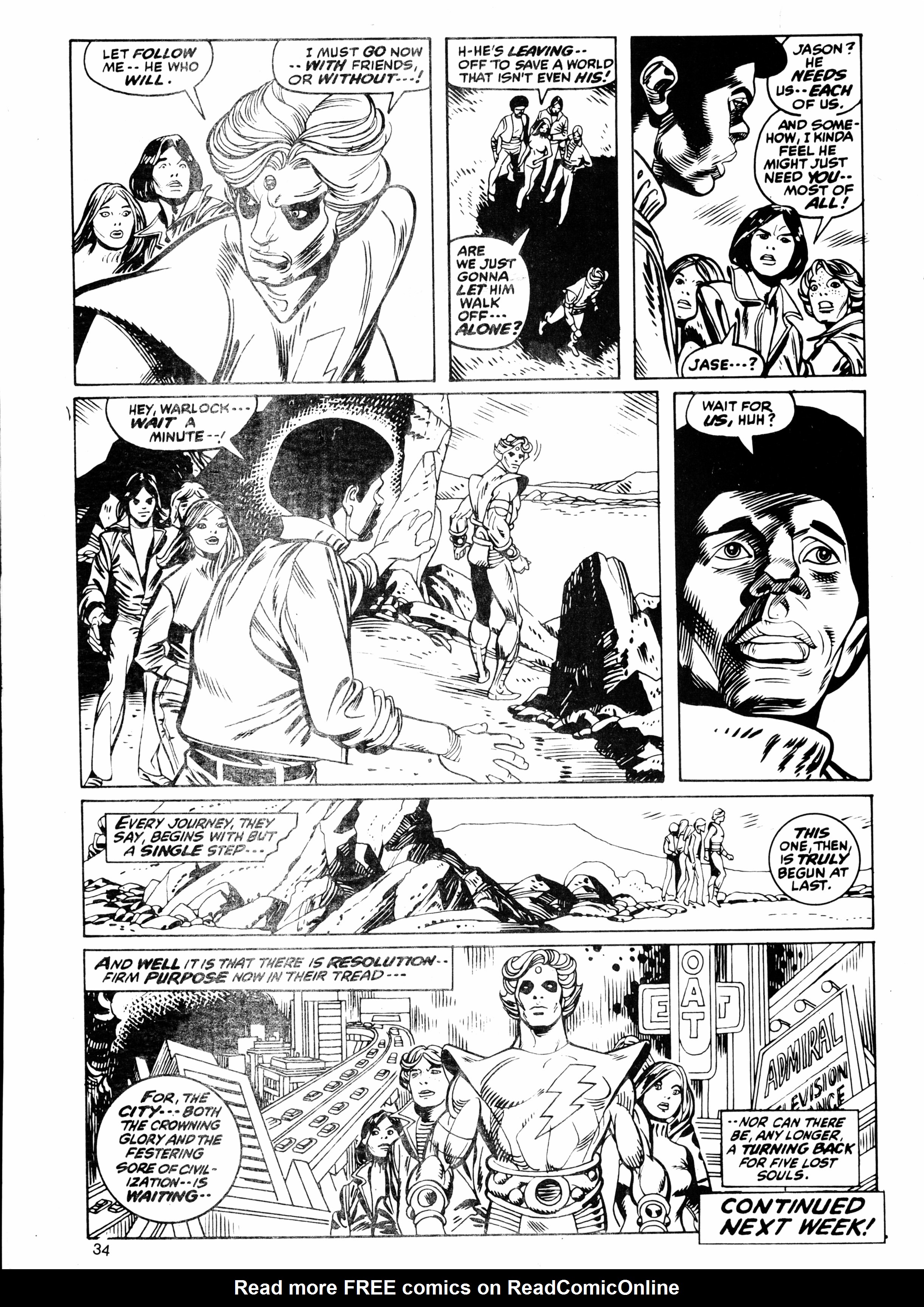 Read online Planet of the Apes (1974) comic -  Issue #33 - 34