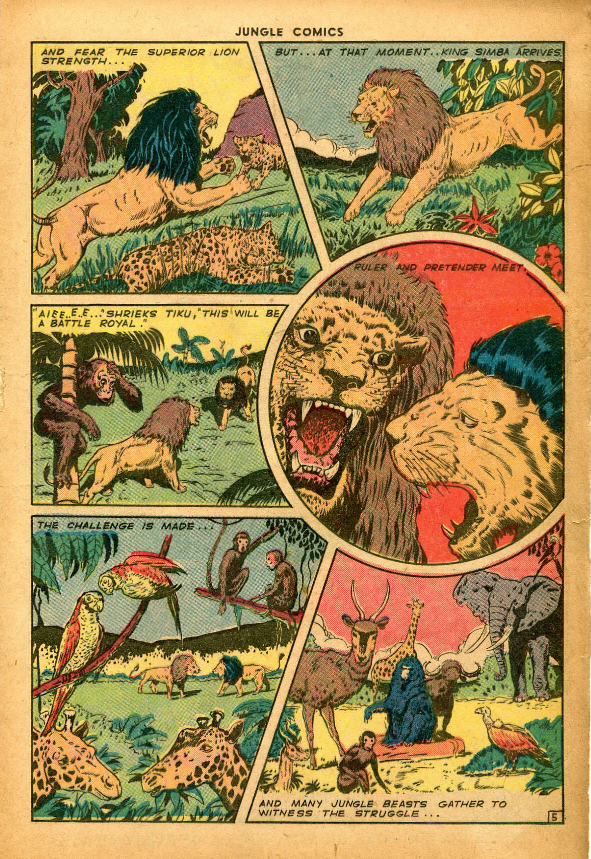 Read online Jungle Comics comic -  Issue #57 - 25