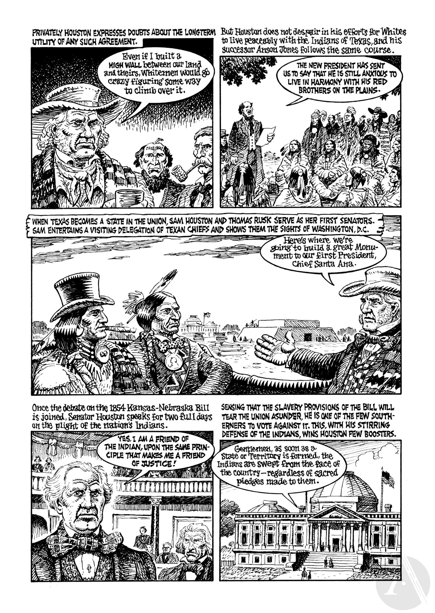 Read online Indian Lover: Sam Houston & the Cherokees comic -  Issue # TPB - 99