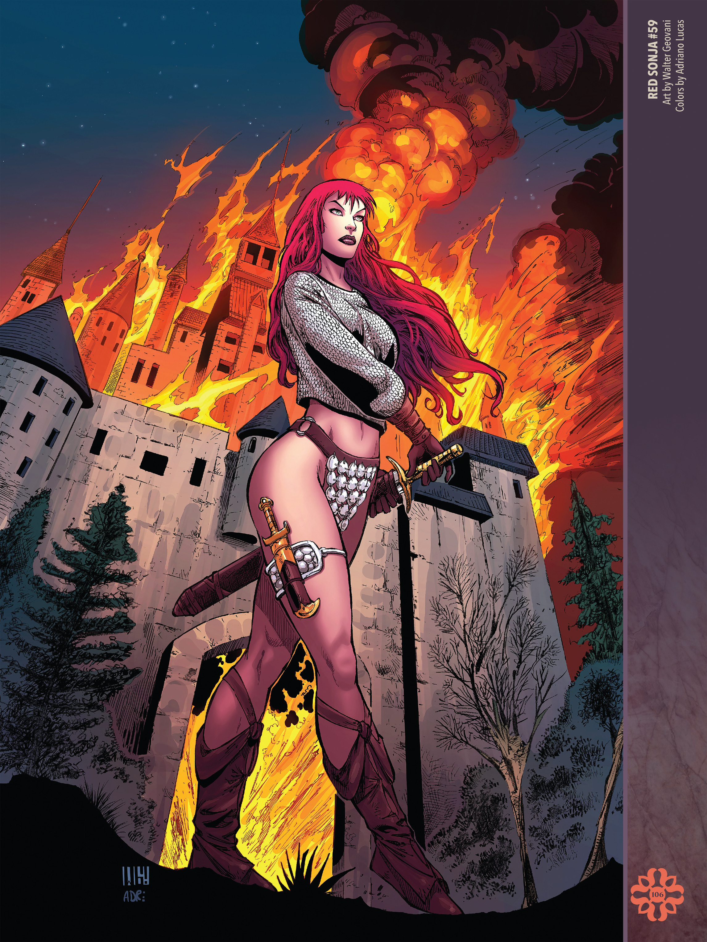 Read online The Art of Red Sonja comic -  Issue # TPB 2 (Part 2) - 7