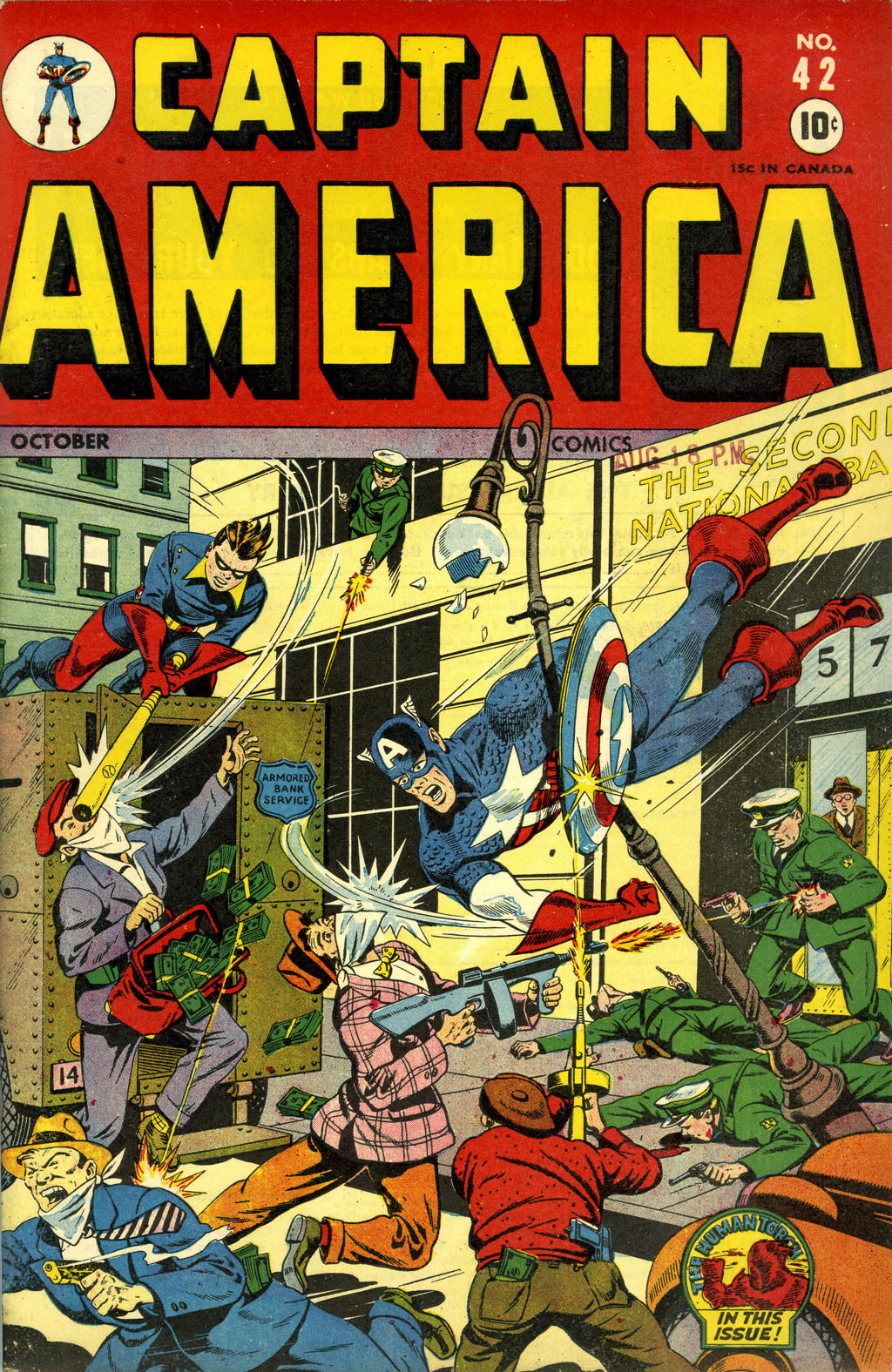 Read online Captain America Comics comic -  Issue #42 - 1