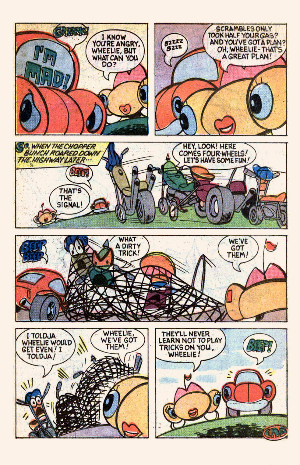 Read online Wheelie and the Chopper Bunch comic -  Issue #3 - 19