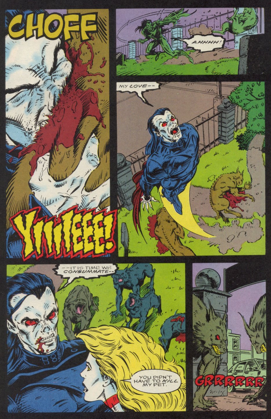 Read online Morbius: The Living Vampire (1992) comic -  Issue #13 - 19