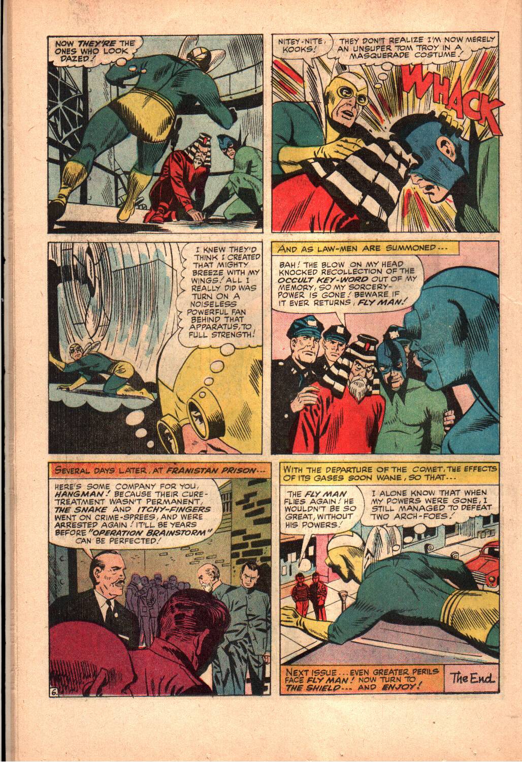 Read online Fly Man comic -  Issue #37 - 15