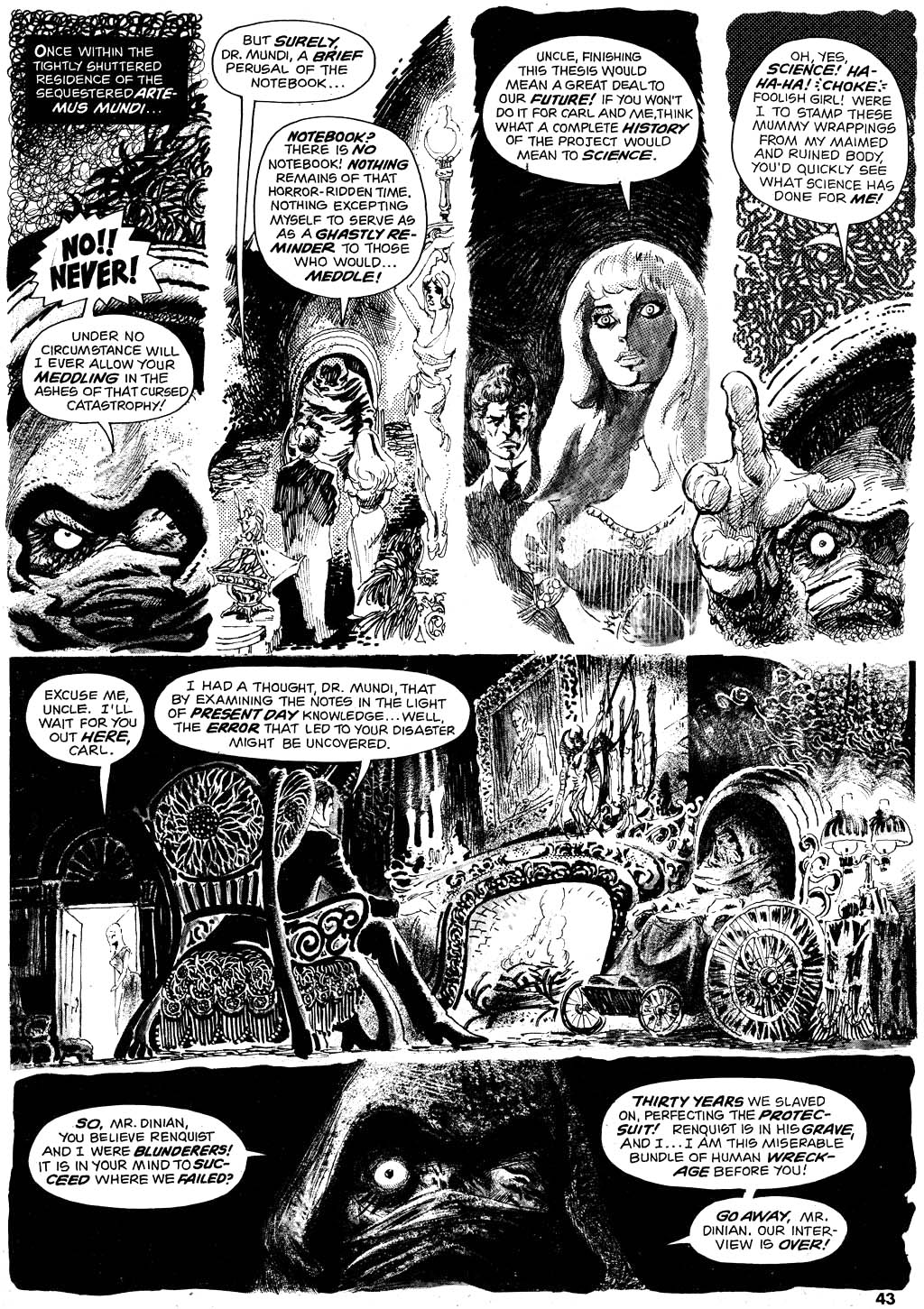 Read online Creepy (1964) comic -  Issue #64 - 43