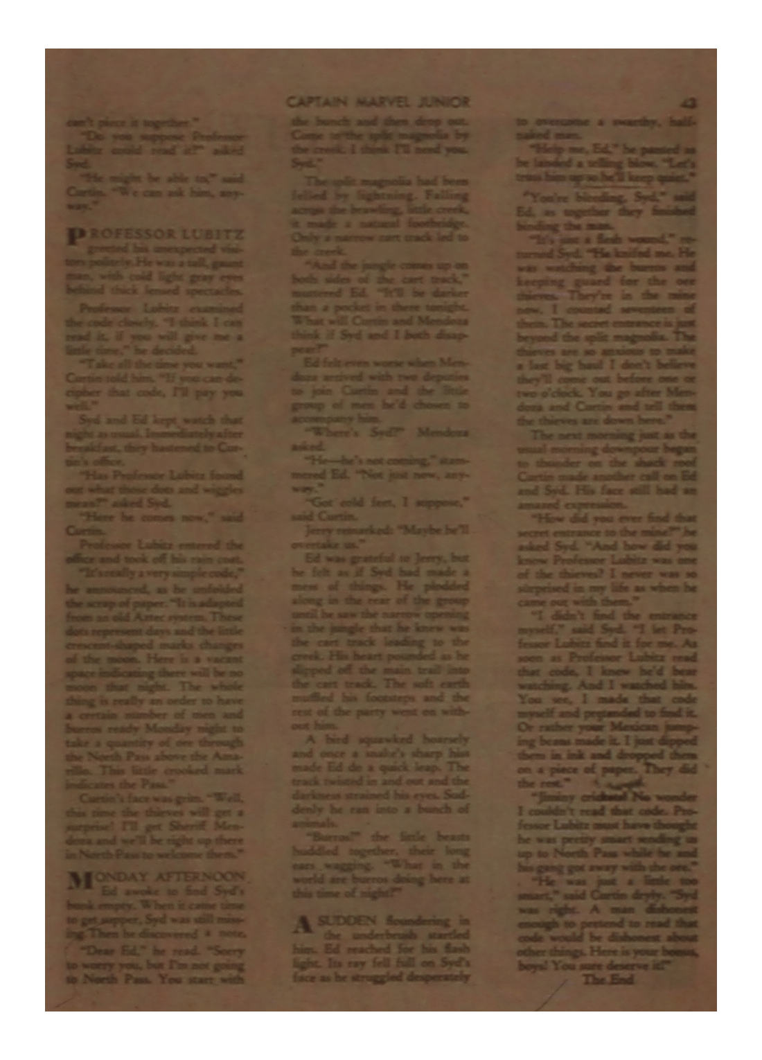 Read online Captain Marvel, Jr. comic -  Issue #3 - 43