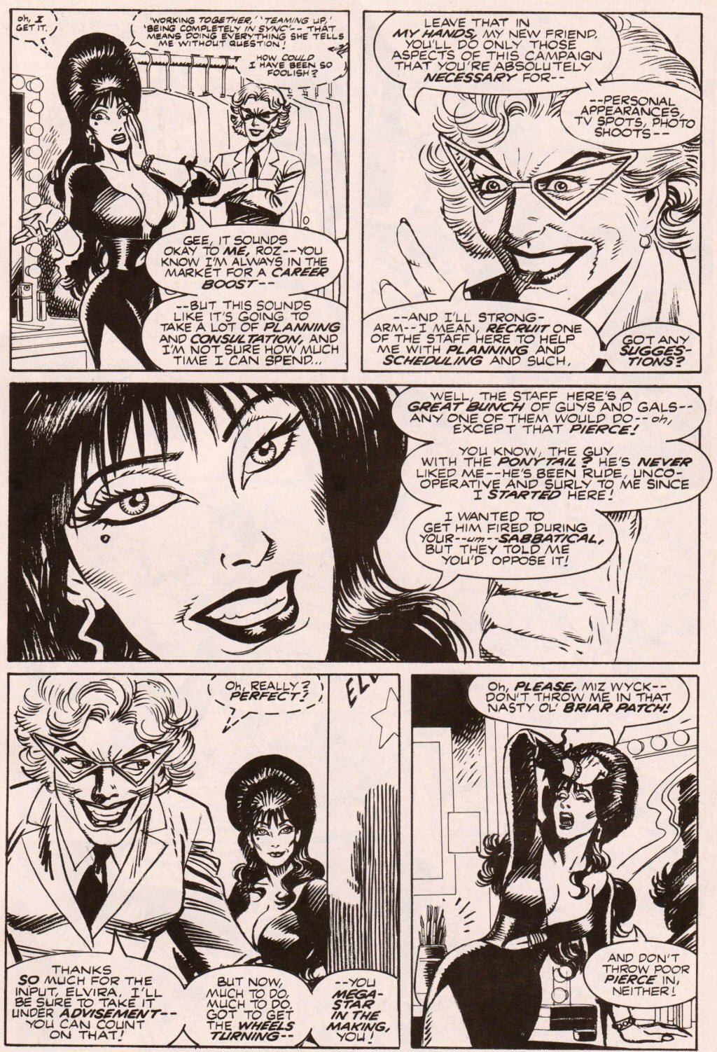 Read online Elvira, Mistress of the Dark comic -  Issue #7 - 7