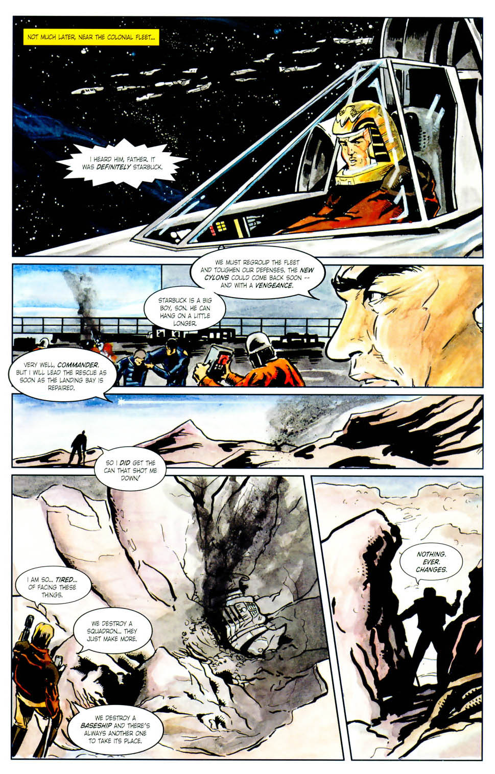 Read online Battlestar Galactica (1999) comic -  Issue #1 - 25