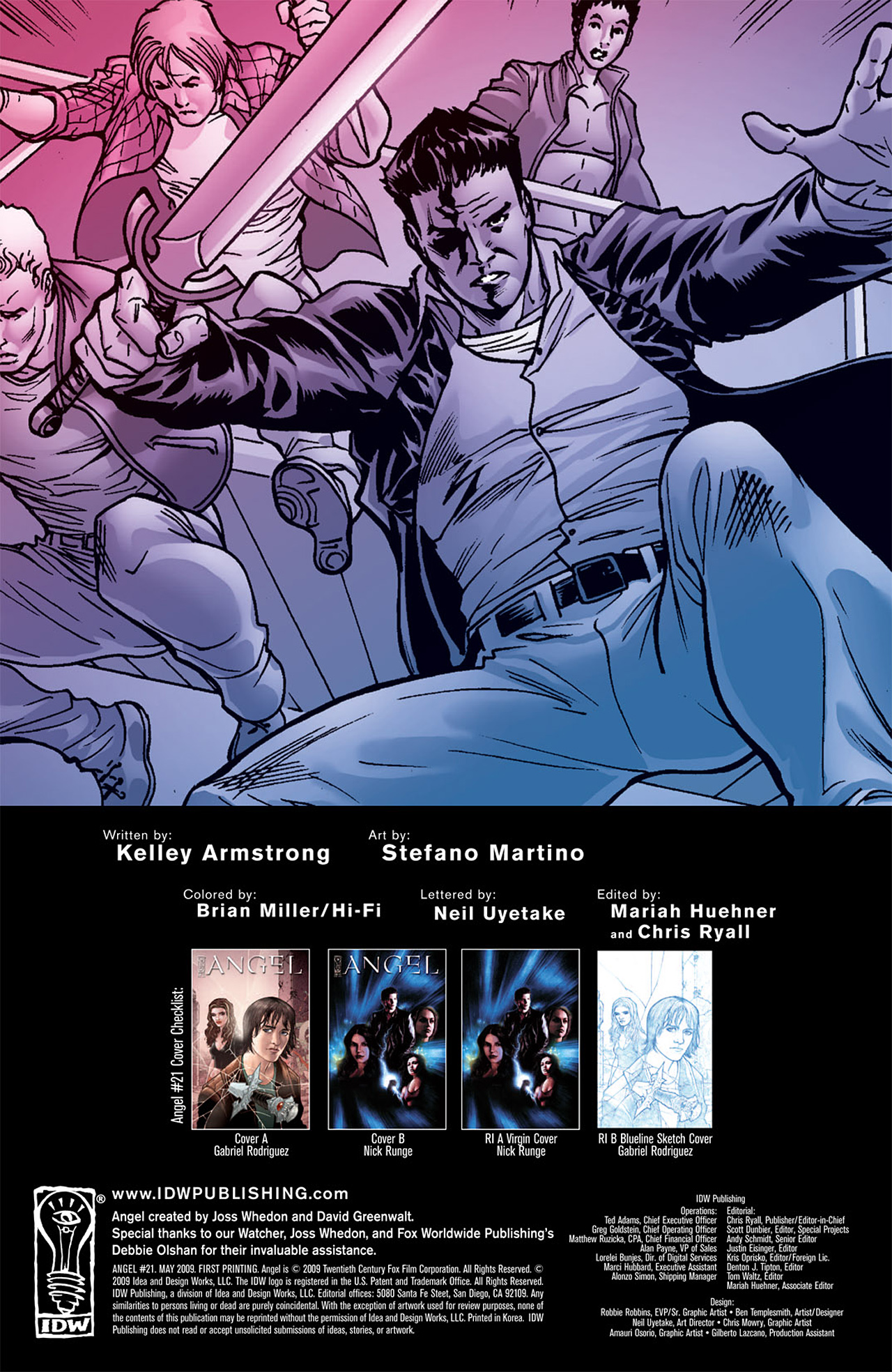 Read online Angel comic -  Issue #21 - 2