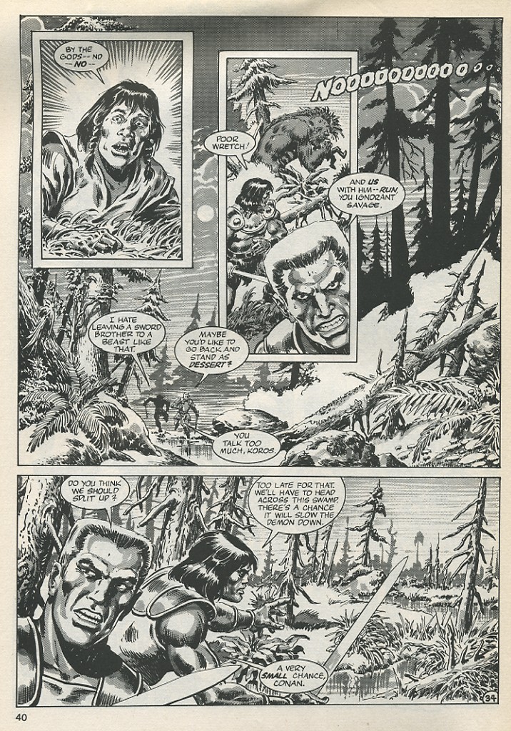 Read online The Savage Sword Of Conan comic -  Issue #135 - 38