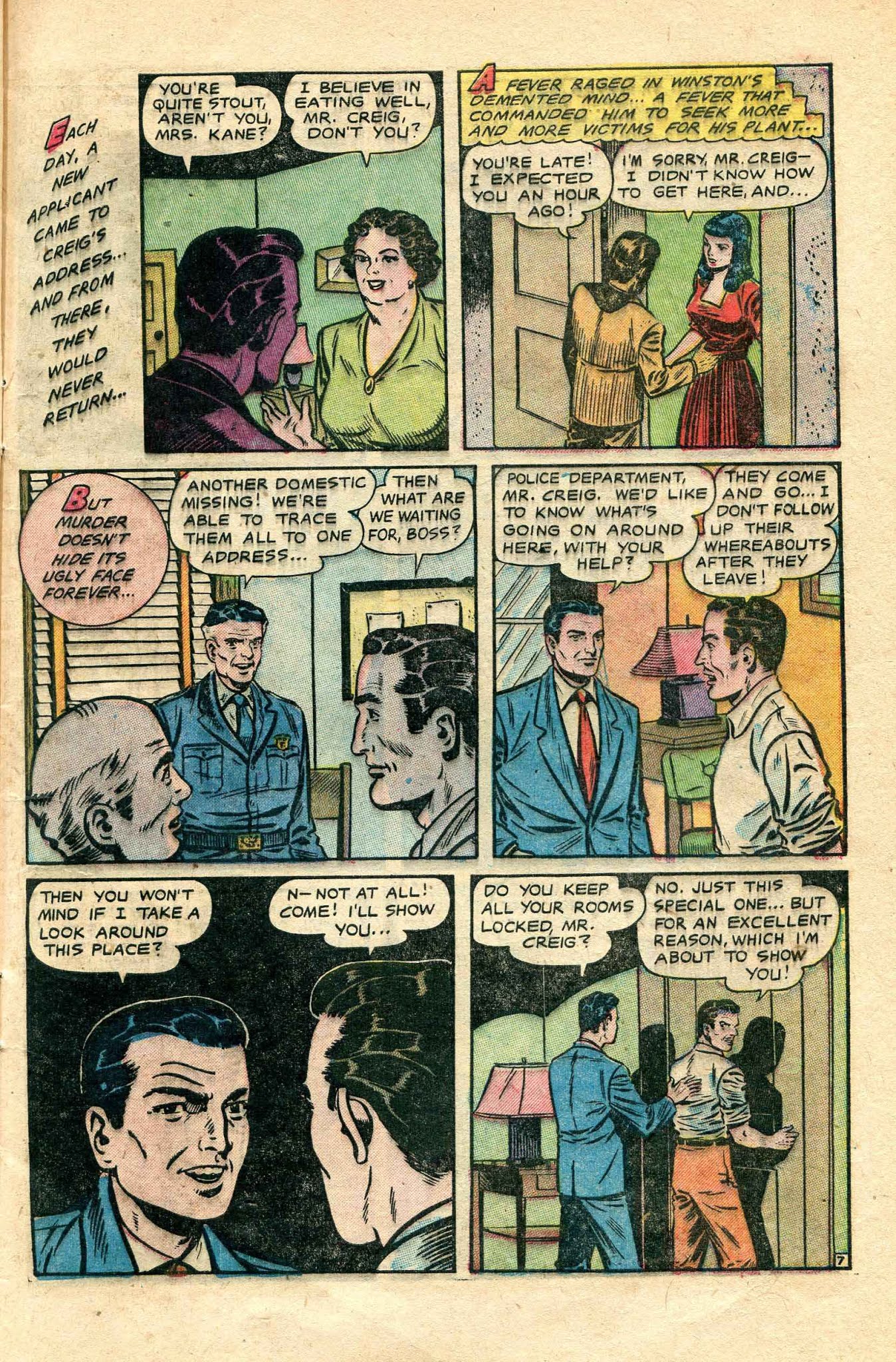 Read online Voodoo (1952) comic -  Issue #7 - 9
