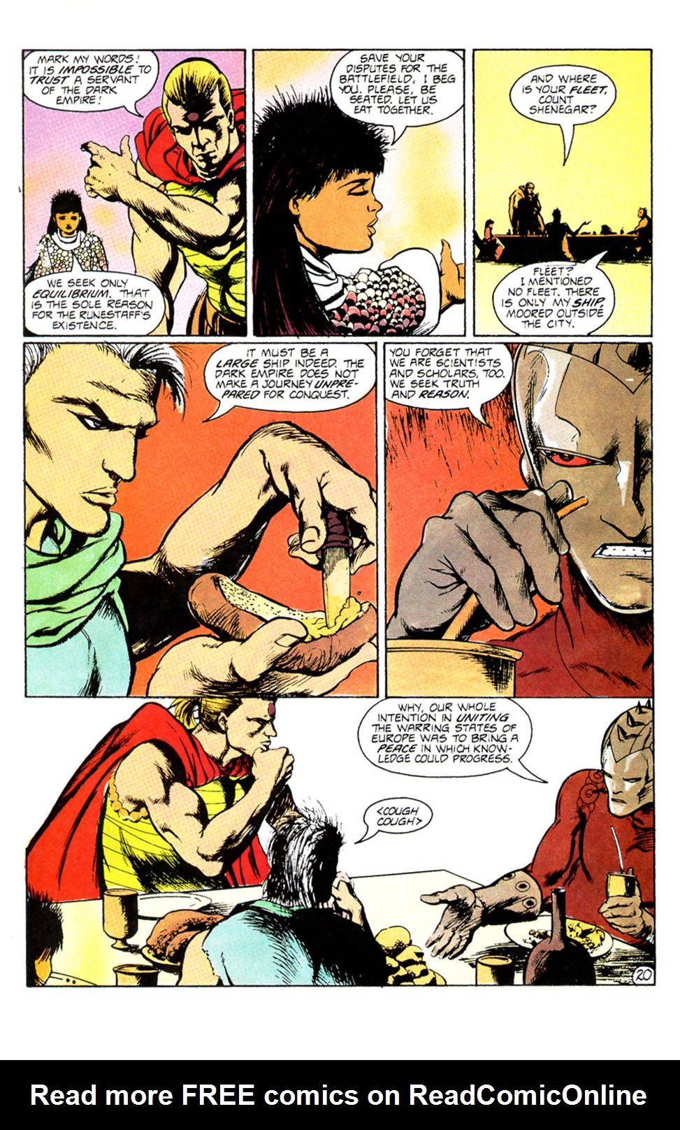 Read online Hawkmoon: The Runestaff comic -  Issue #1 - 23