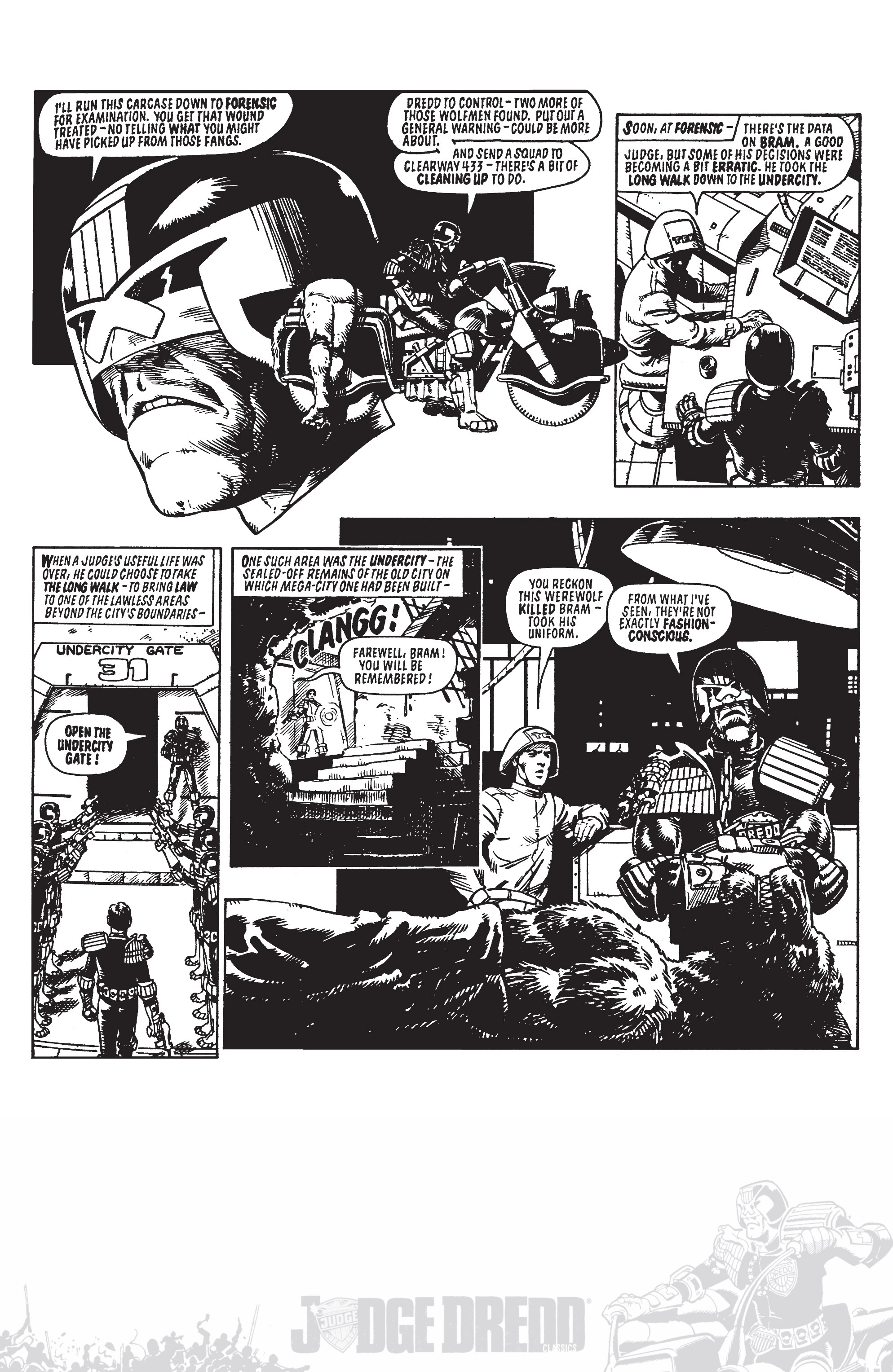 Read online Judge Dredd: Cry of the Werewolf comic -  Issue # Full - 13