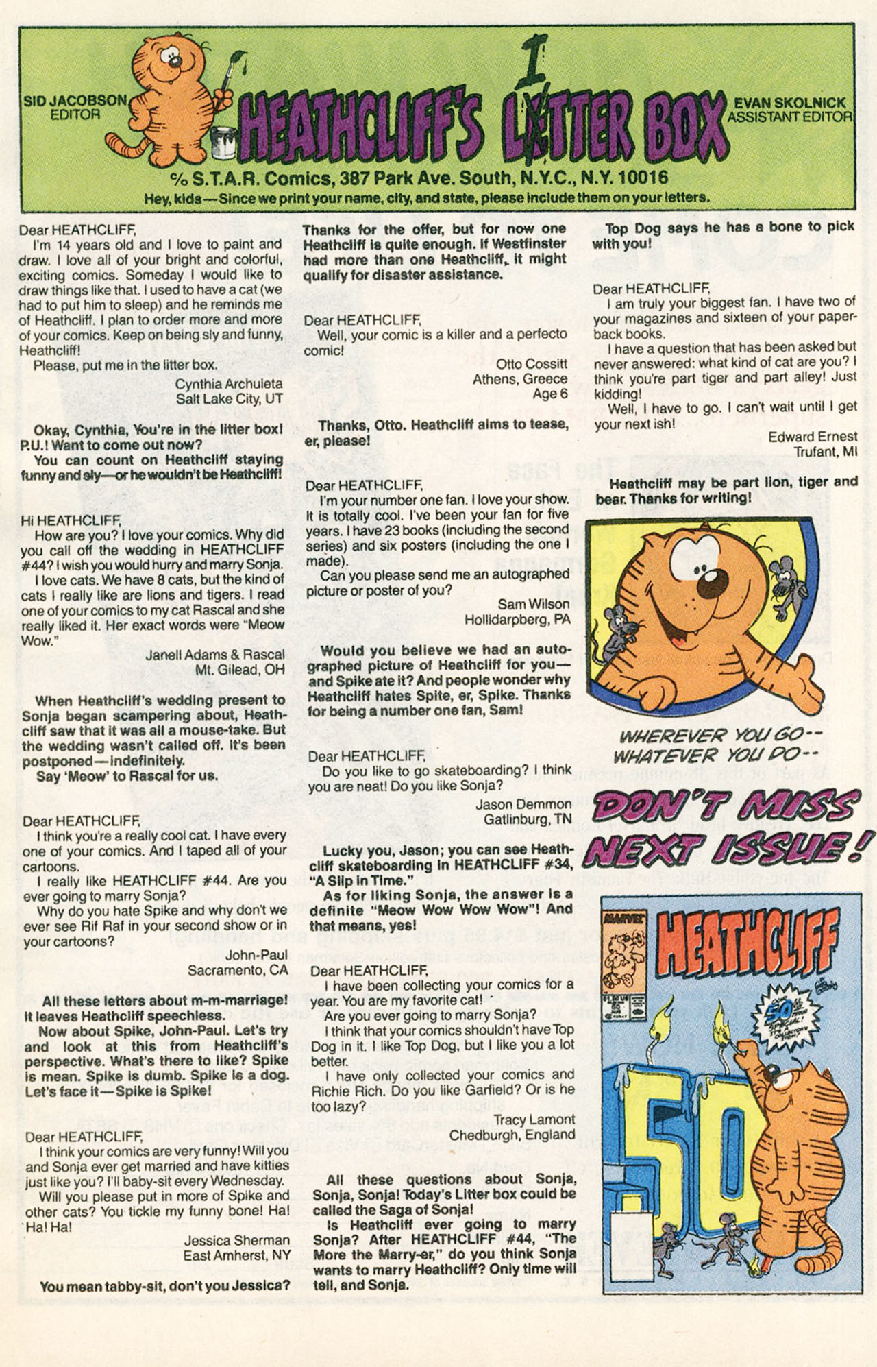 Read online Heathcliff comic -  Issue #49 - 24