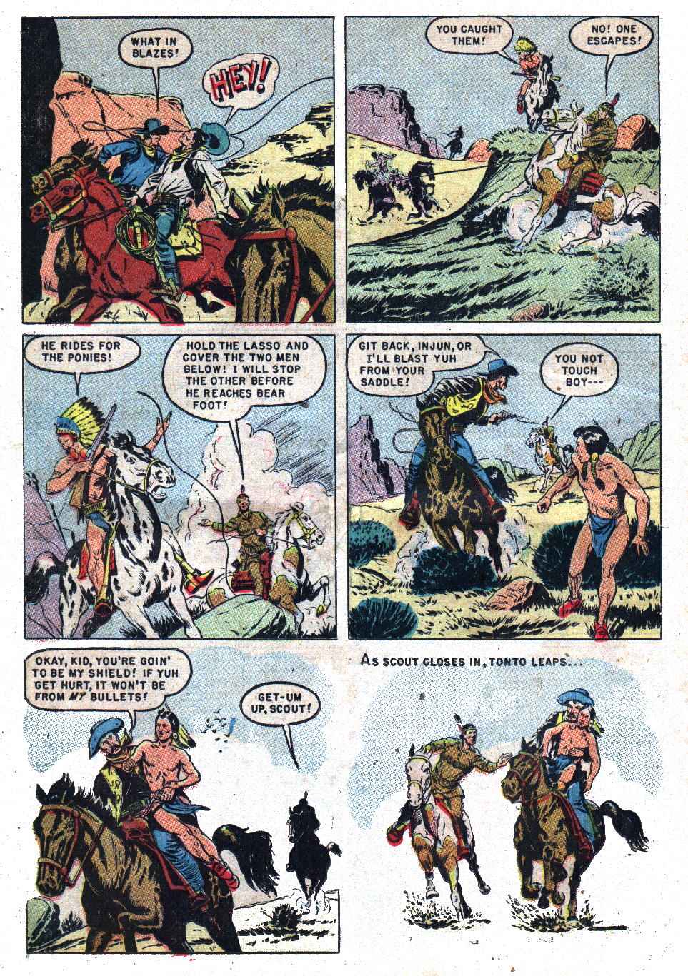 Read online Lone Ranger's Companion Tonto comic -  Issue #3 - 22