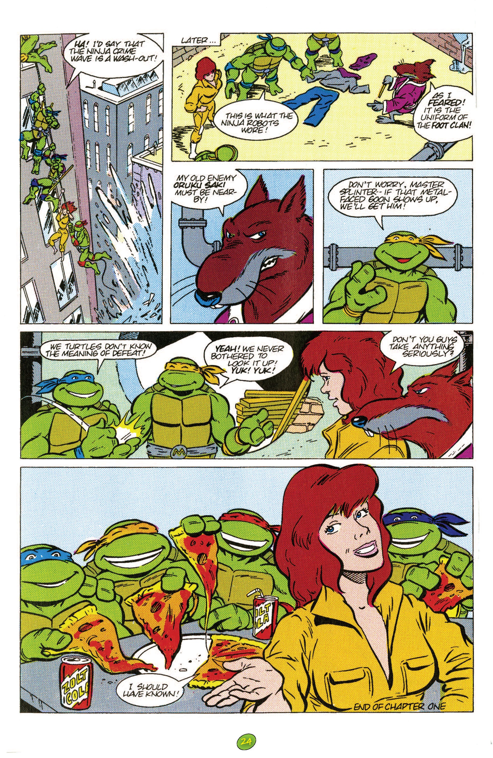 Read online Teenage Mutant Ninja Turtles 100-Page Spectacular comic -  Issue # TPB - 26