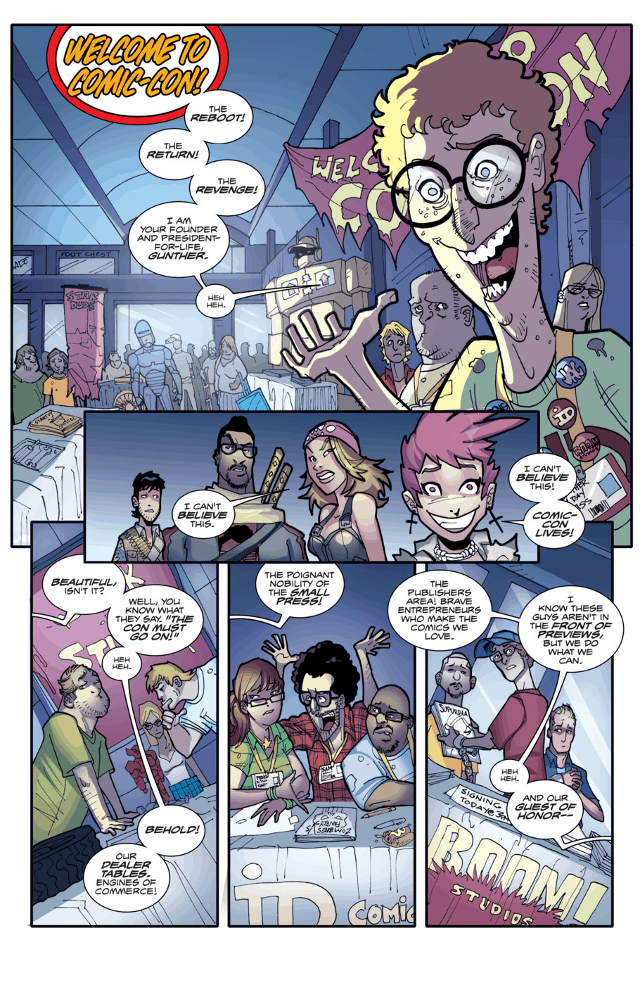 Read online Fanboys vs. Zombies comic -  Issue #7 - 8