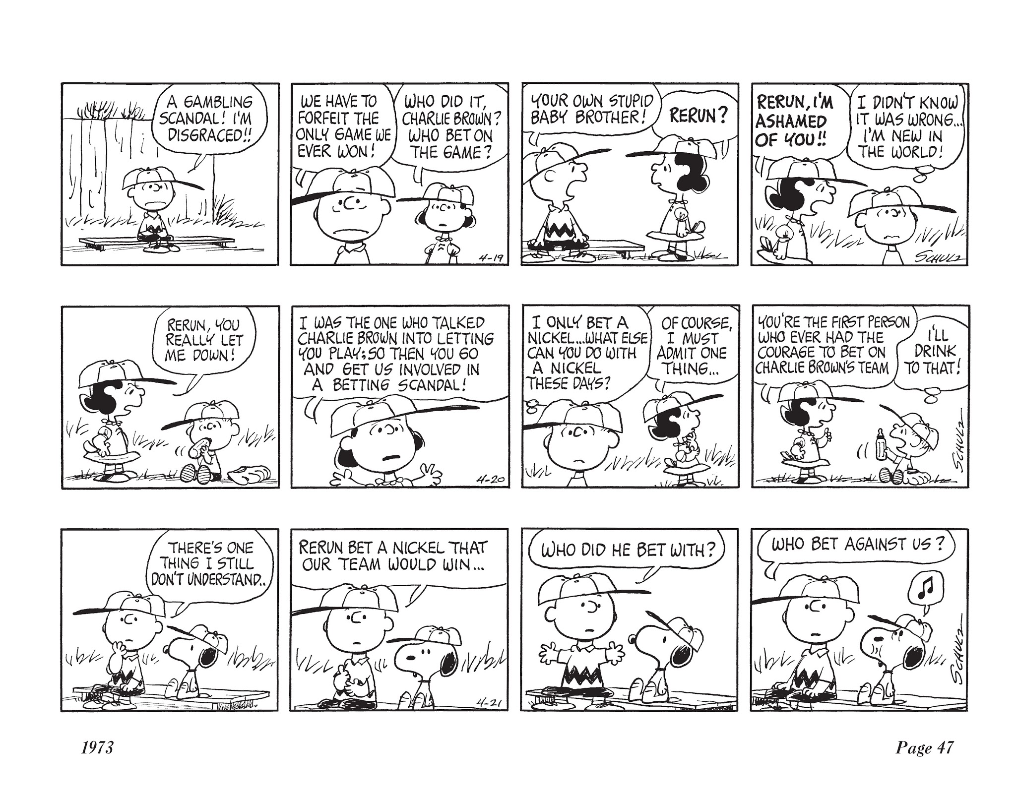 Read online The Complete Peanuts comic -  Issue # TPB 12 - 61