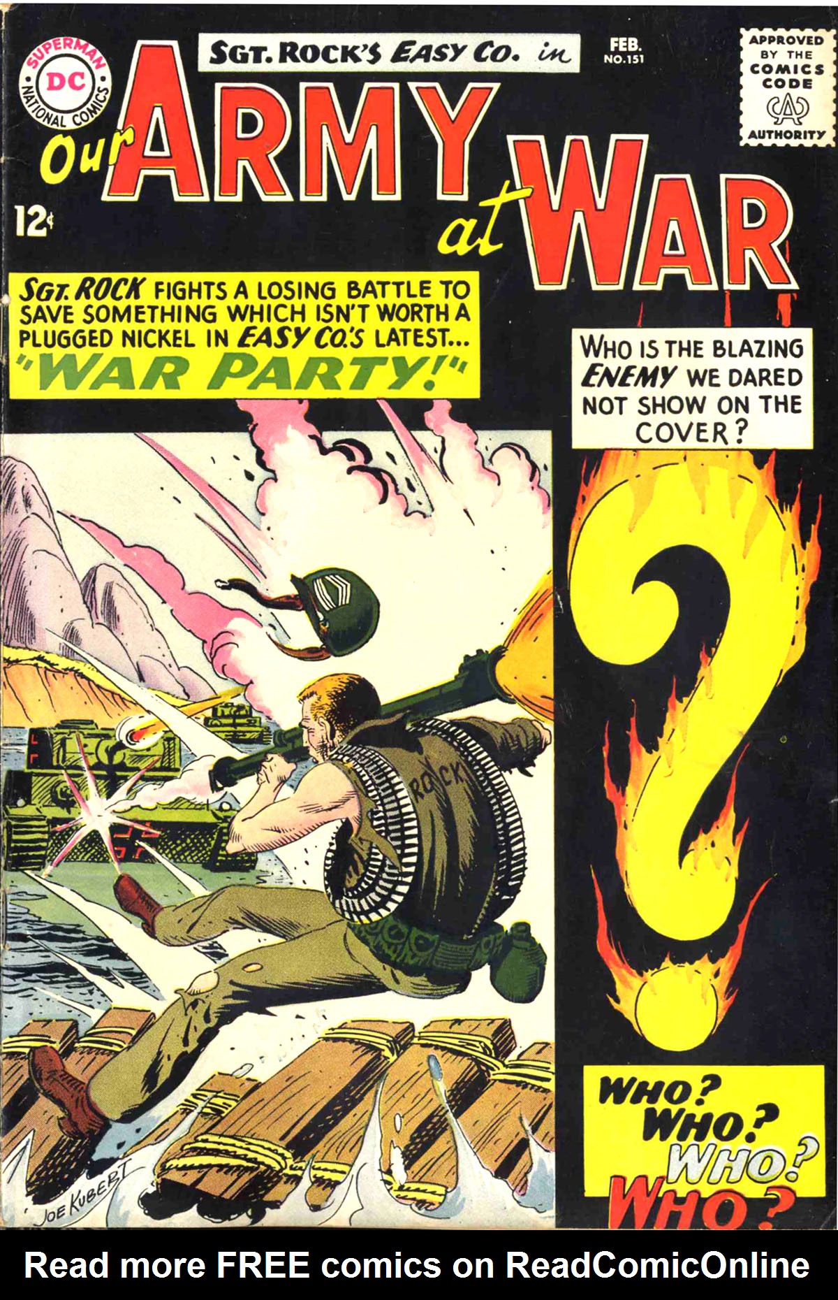 Read online Our Army at War (1952) comic -  Issue #151 - 1