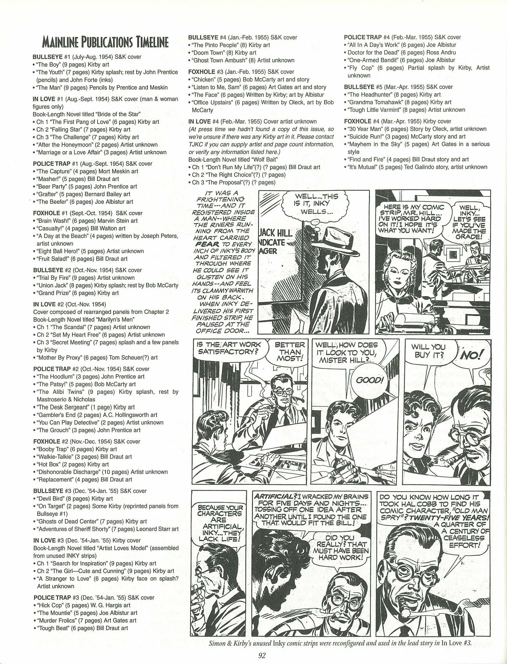 Read online The Jack Kirby Collector comic -  Issue #25 - 91