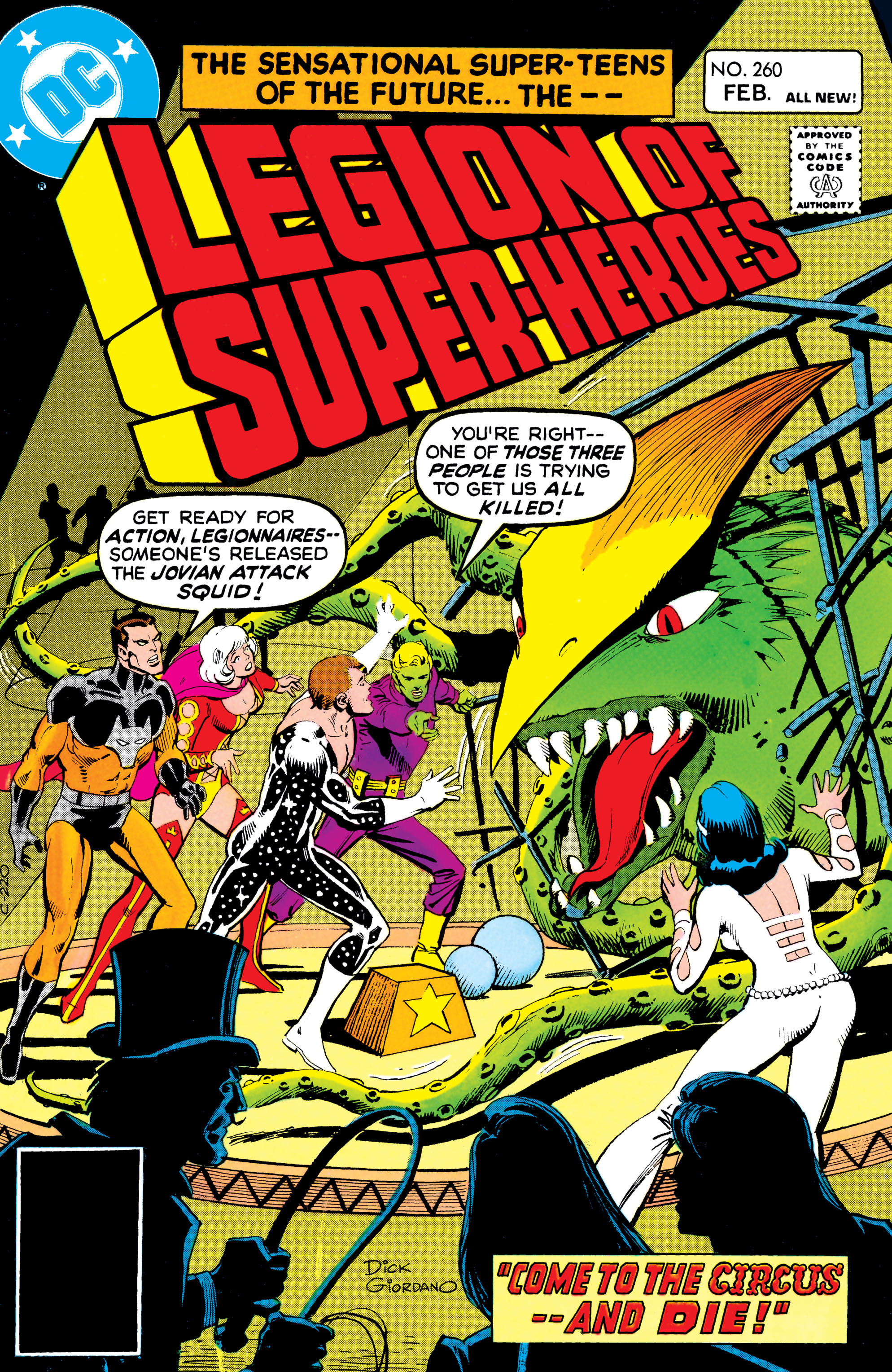 Read online Legion of Super-Heroes (1980) comic -  Issue #260 - 1