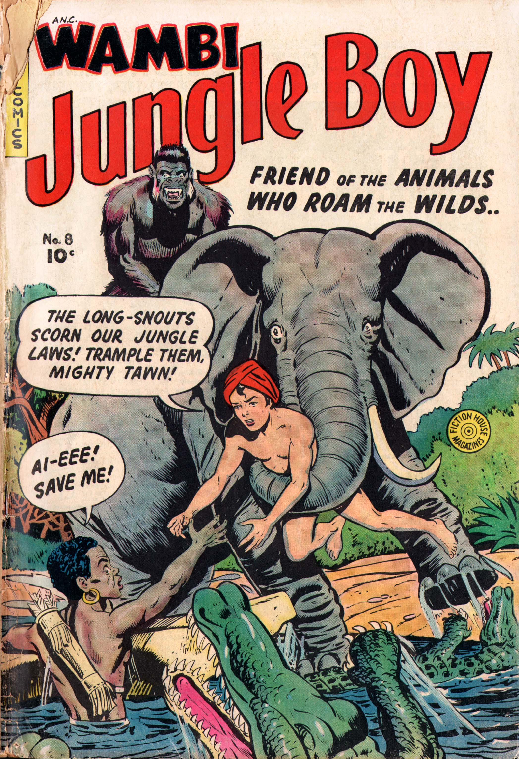 Read online Wambi Jungle Boy comic -  Issue #8 - 1