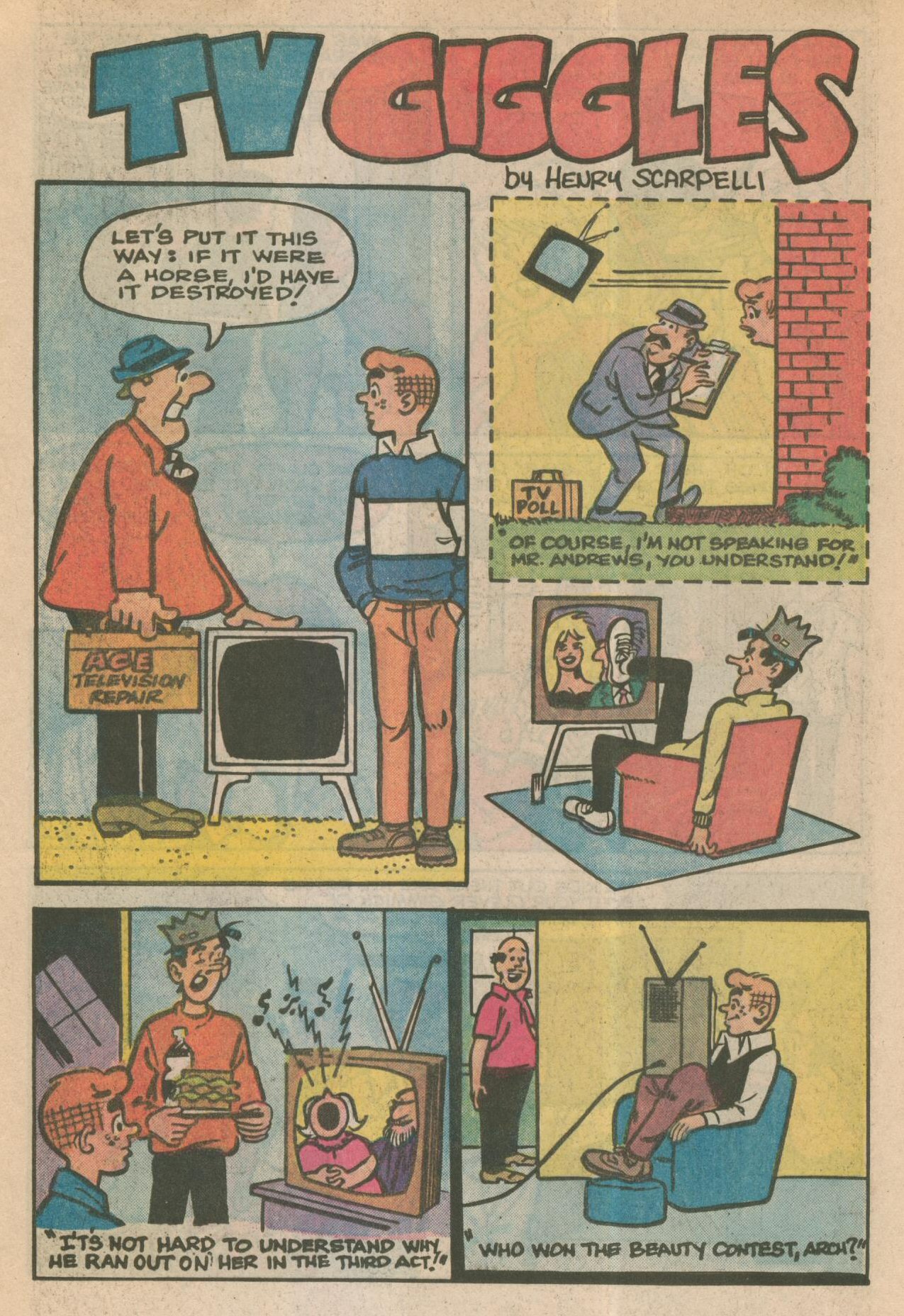 Read online Archie's TV Laugh-Out comic -  Issue #101 - 8