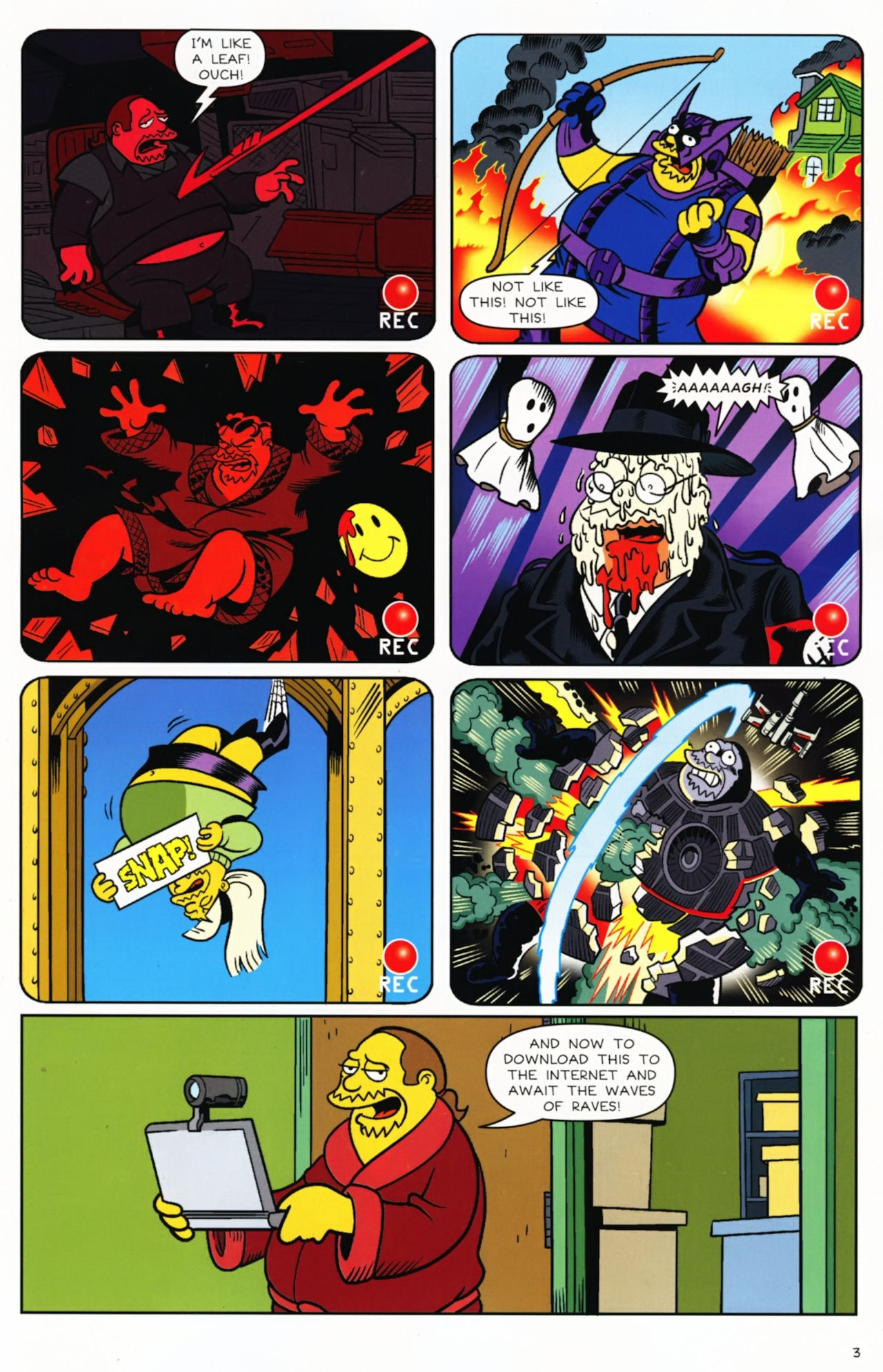 Read online Bongo Comics presents Comic Book Guy: The Comic Book comic -  Issue #1 - 11