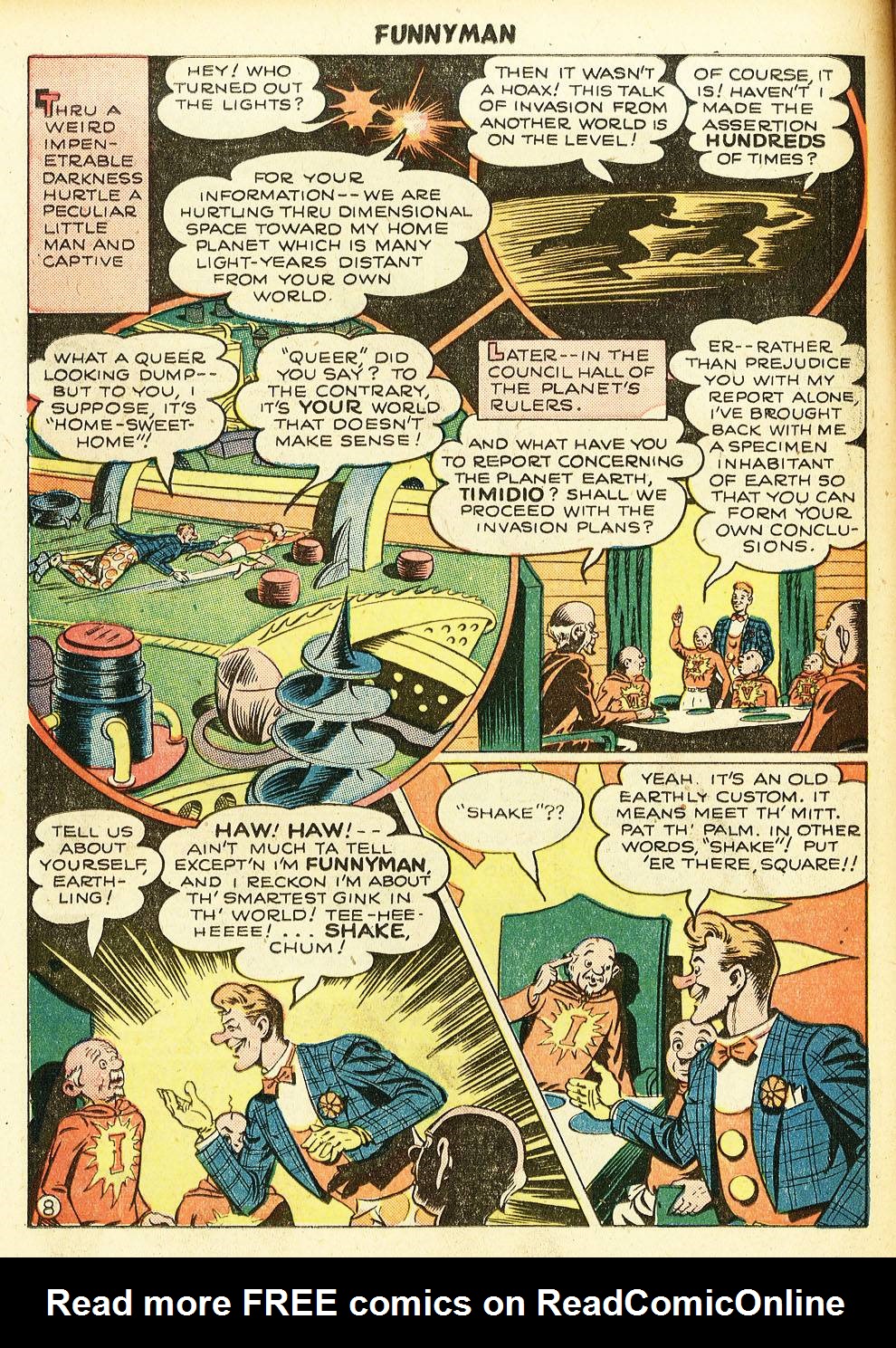 Read online Funnyman comic -  Issue #3 - 10