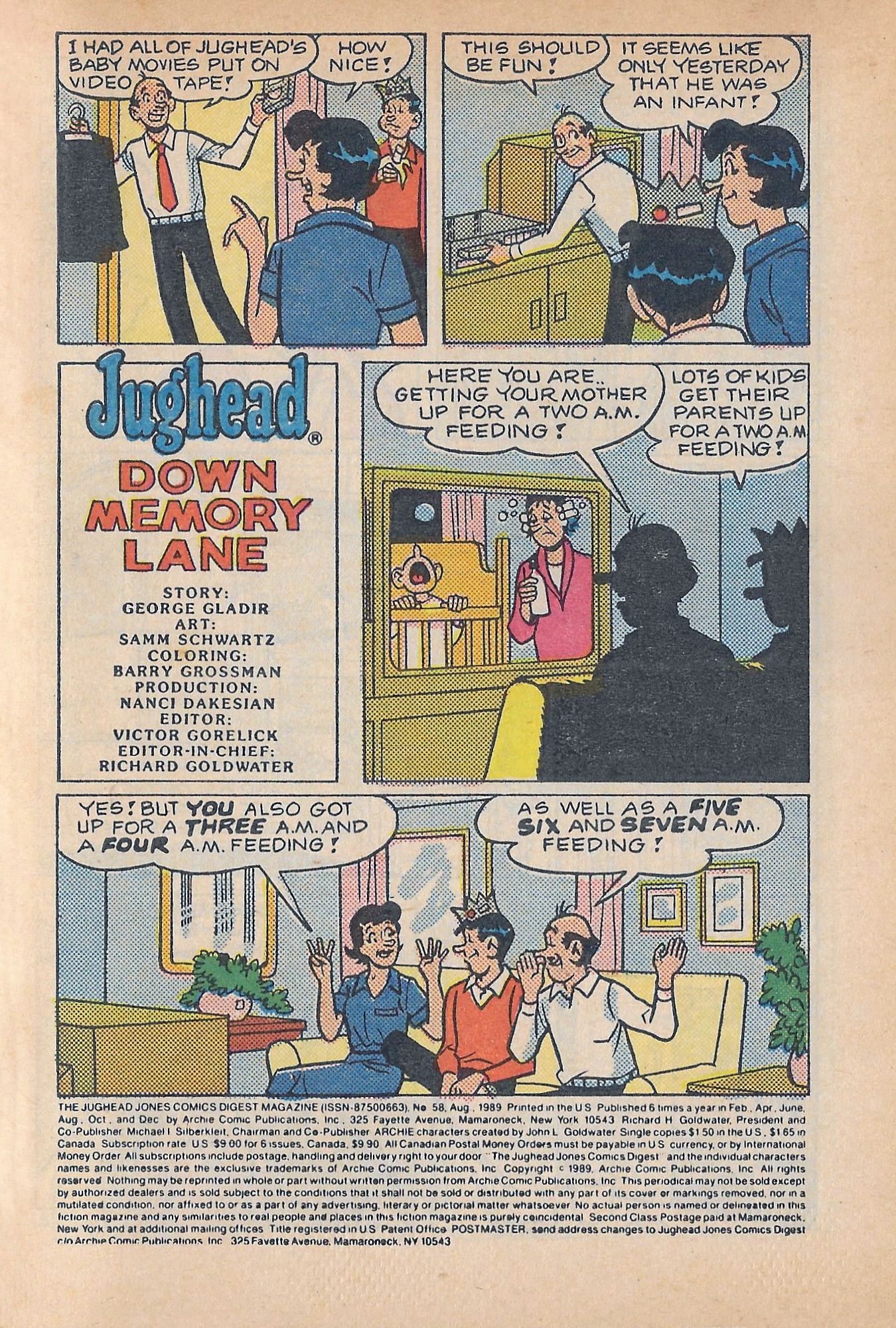 Read online Jughead Jones Comics Digest comic -  Issue #58 - 3