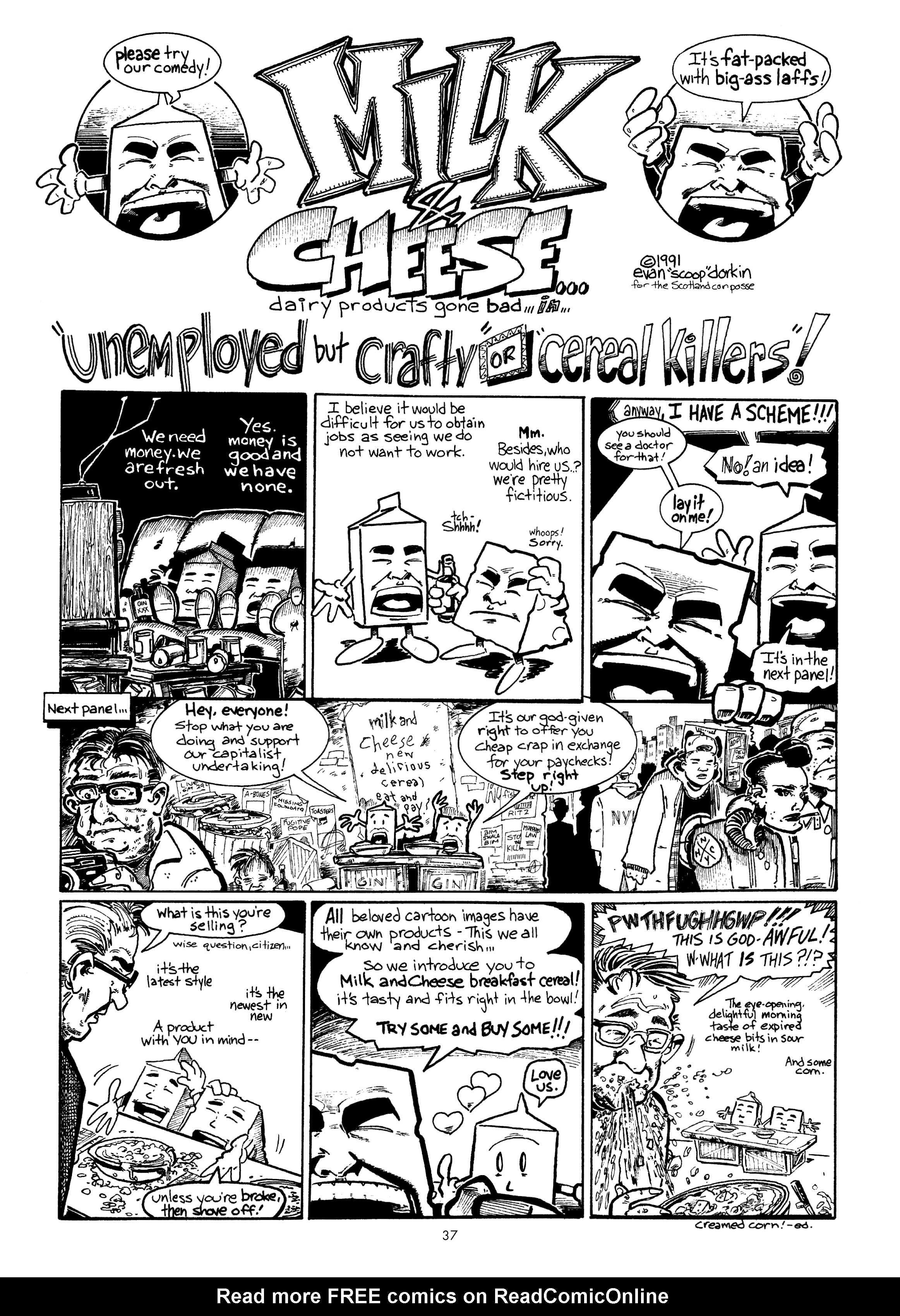Read online Milk And Cheese: Dairy Products Gone Bad! comic -  Issue # Full - 39