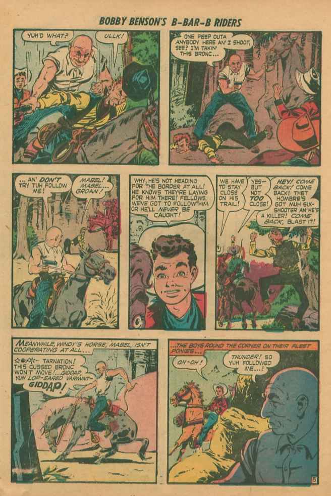 Read online Bobby Benson's B-Bar-B Riders comic -  Issue #4 - 32