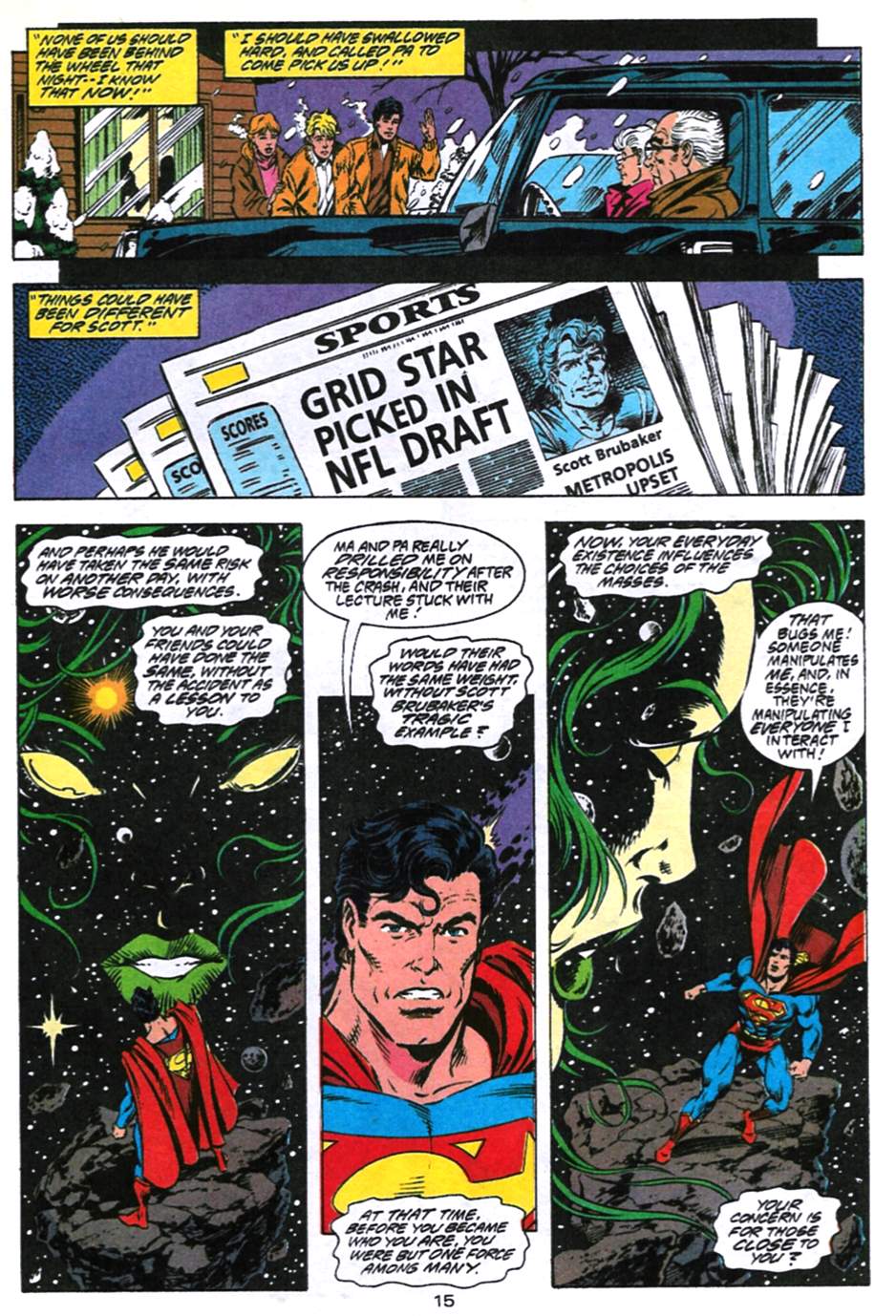 Read online Adventures of Superman (1987) comic -  Issue #494 - 16