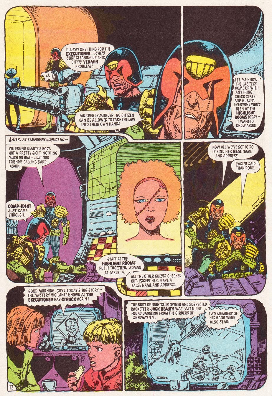 Read online Judge Dredd (1983) comic -  Issue #34 - 12