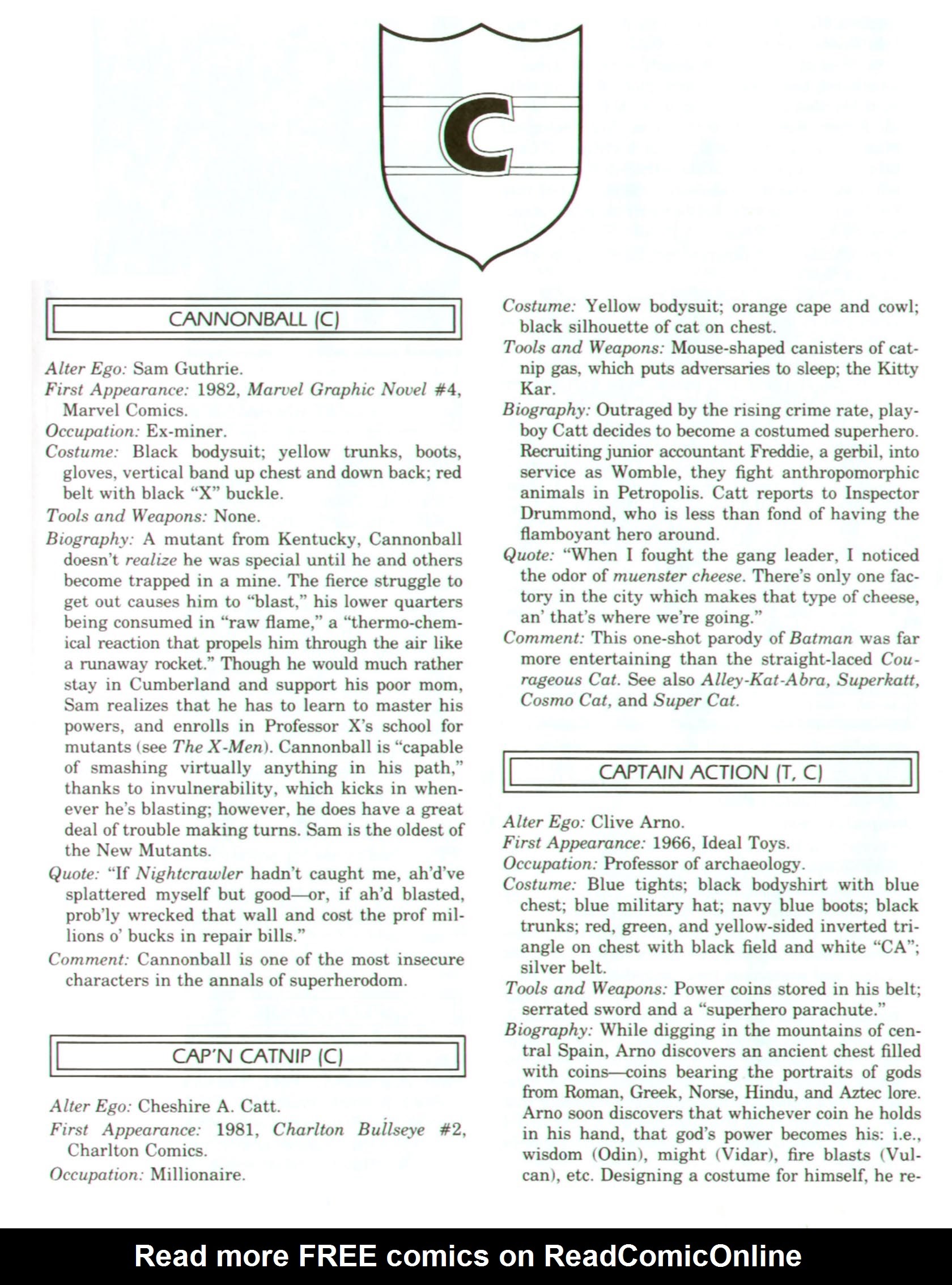 Read online The Encyclopedia of Superheroes comic -  Issue # TPB (Part 1) - 55