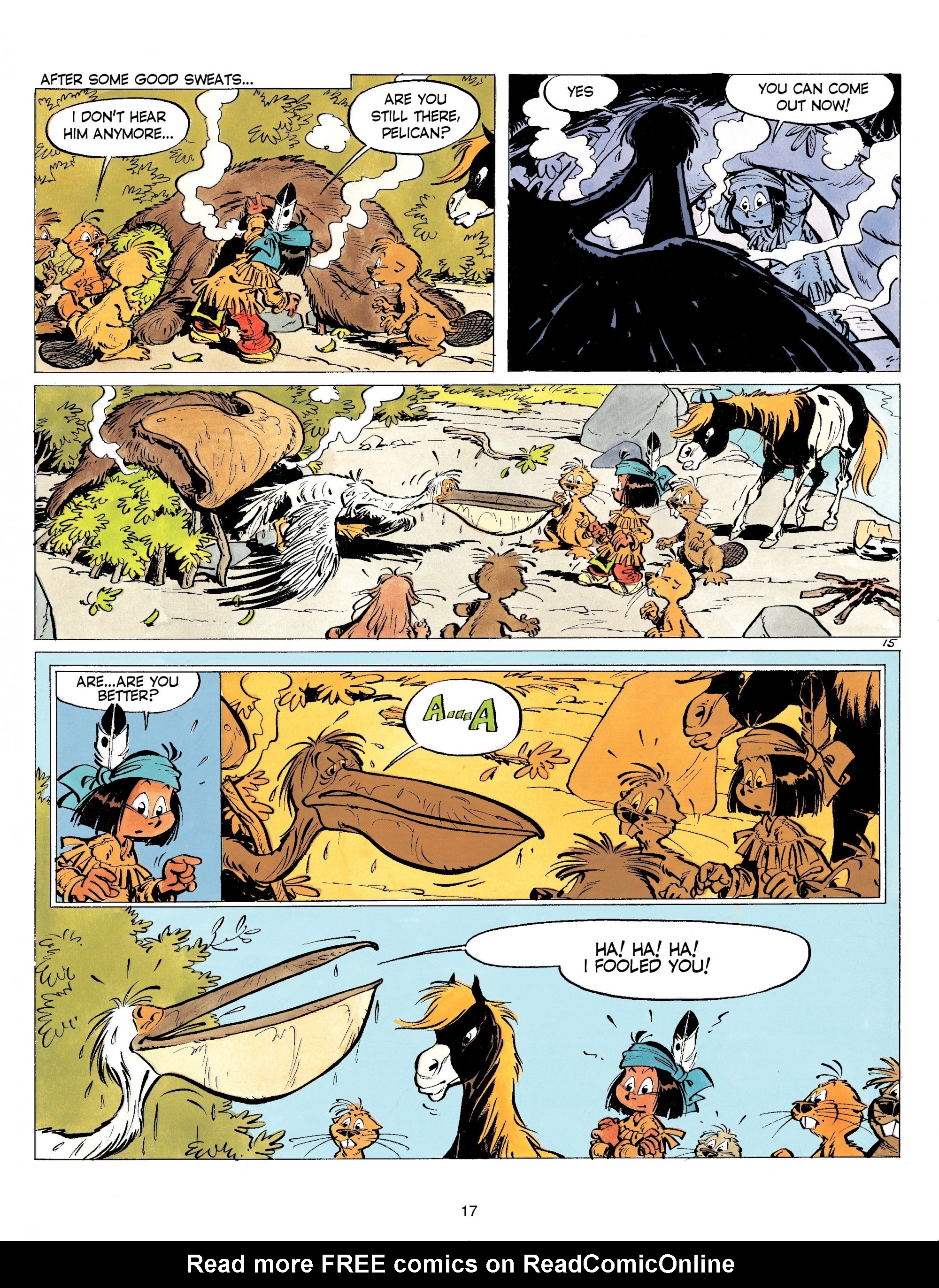 Read online Yakari comic -  Issue #5 - 17