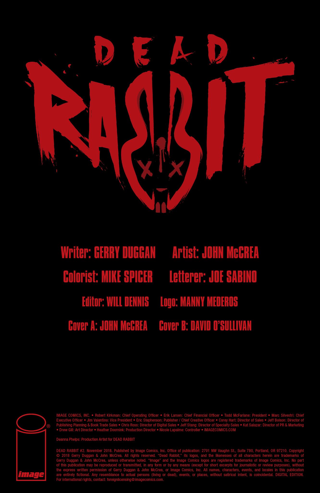 Read online Dead Rabbit comic -  Issue #2 - 2