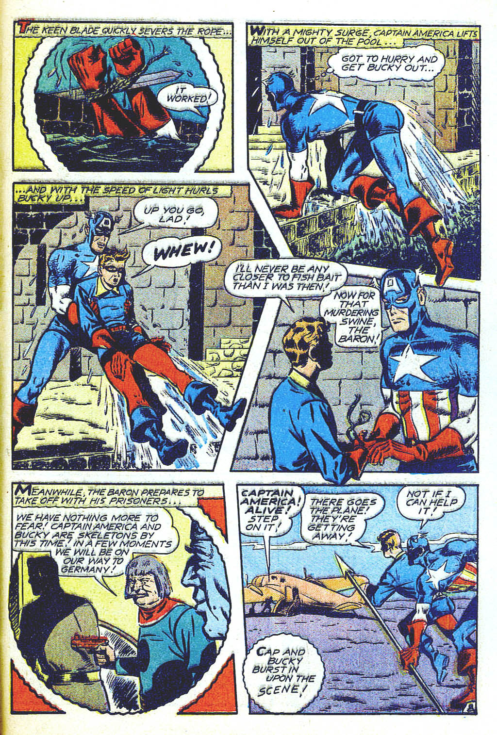 Read online Captain America Comics comic -  Issue #42 - 47
