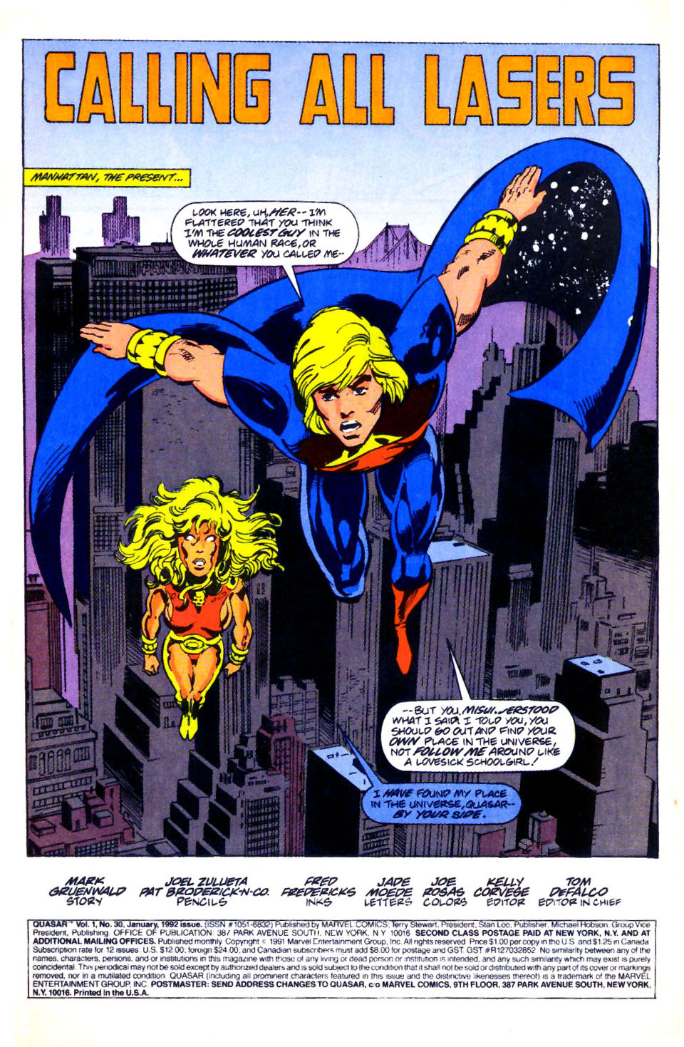 Read online Quasar comic -  Issue #30 - 2