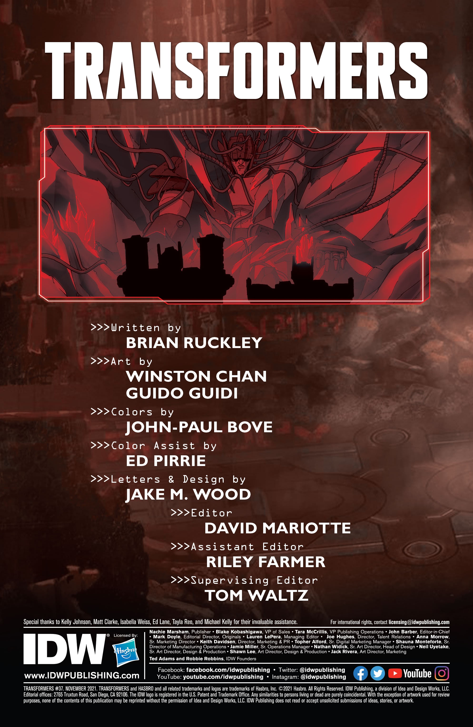 Read online Transformers (2019) comic -  Issue #37 - 2