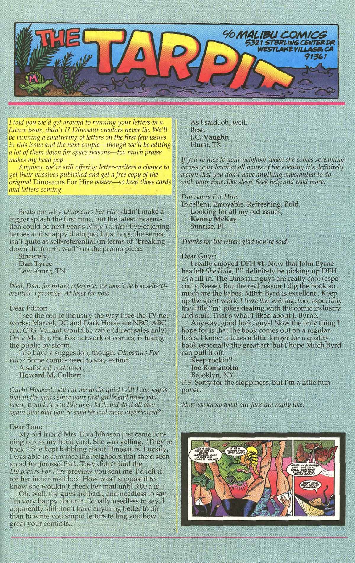 Read online Dinosaurs For Hire comic -  Issue #6 - 31