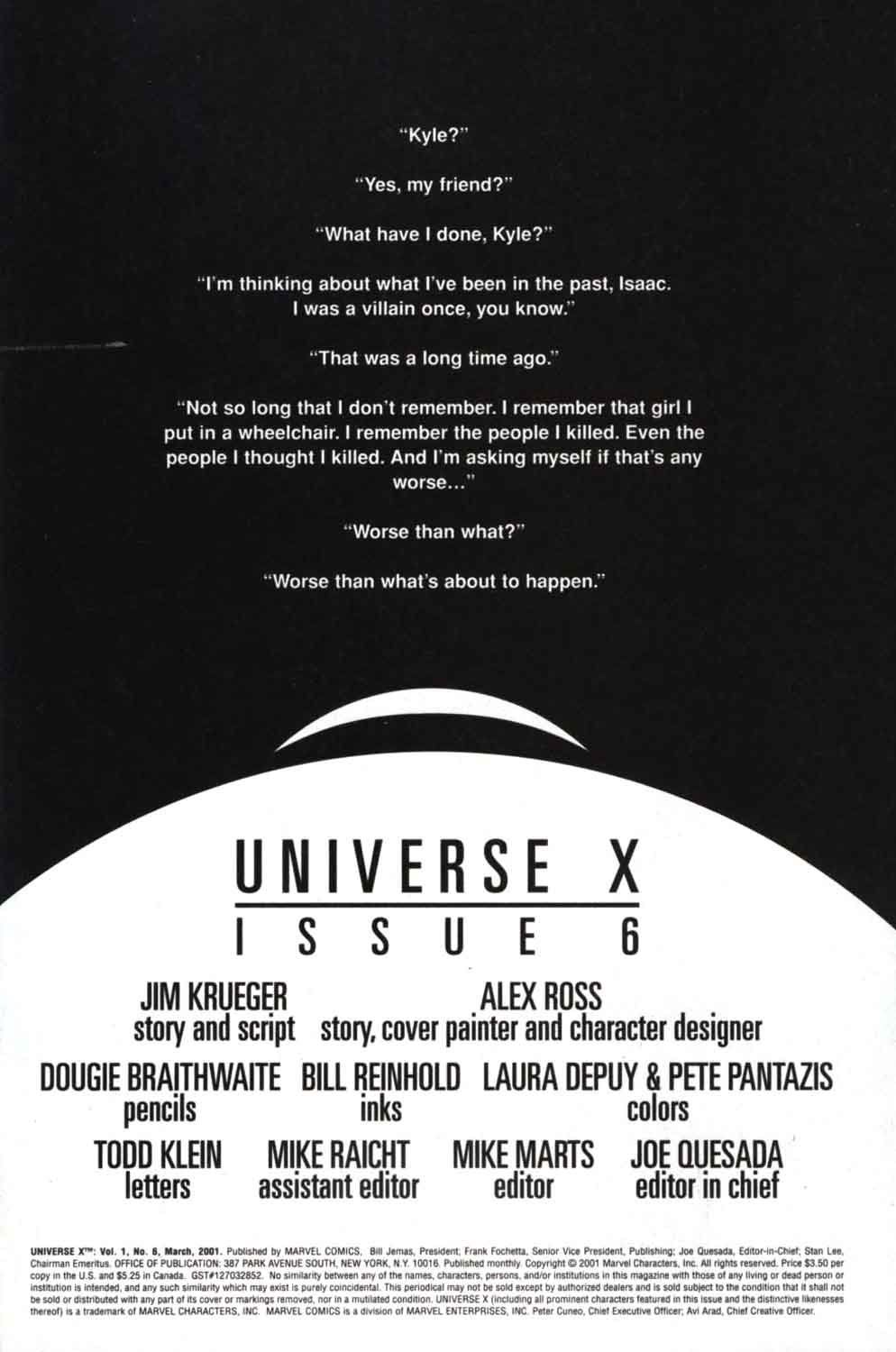 Read online Universe X comic -  Issue #6 - 2