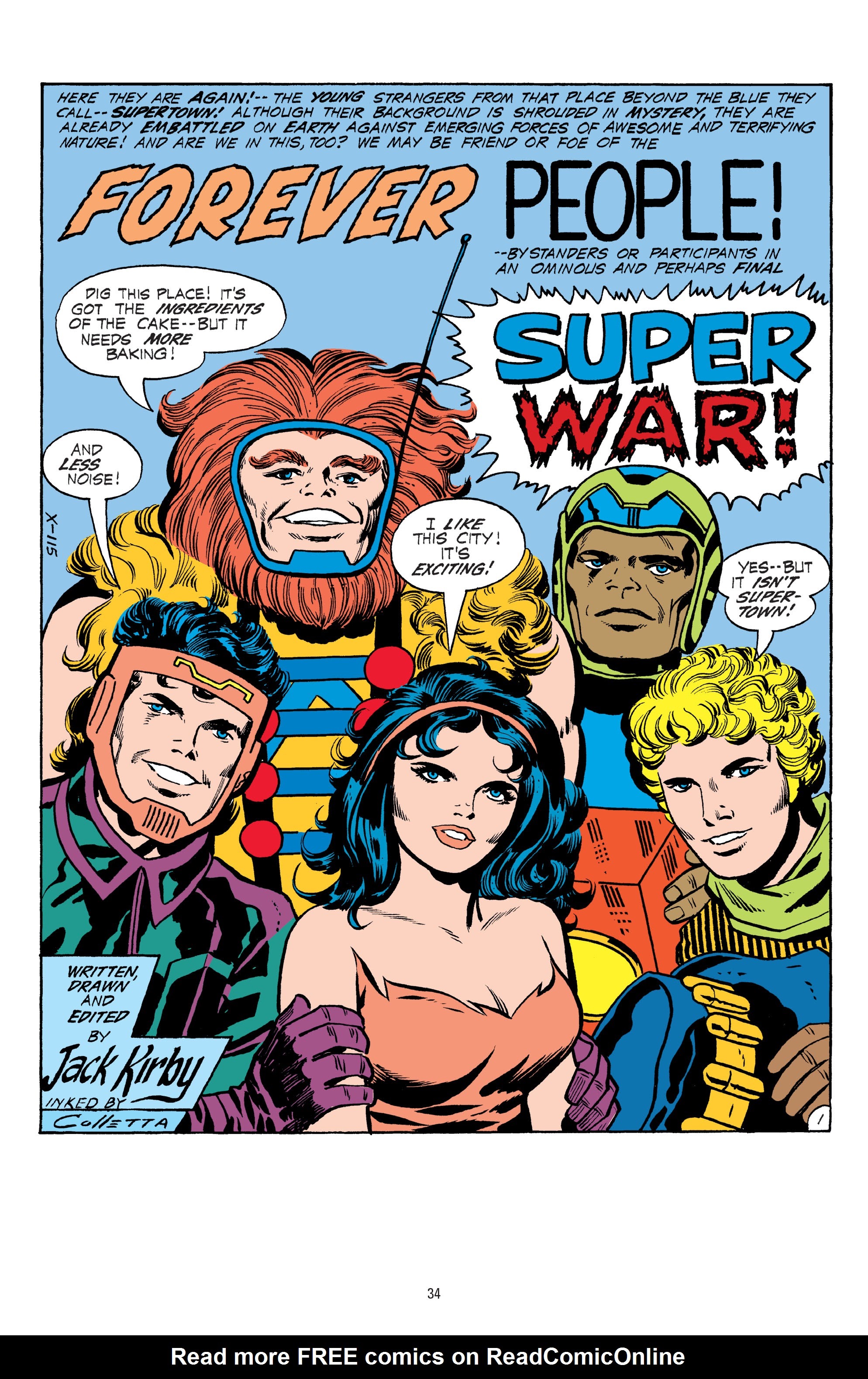 Read online The Forever People comic -  Issue # _TPB  by Jack Kirby (Part 1) - 34