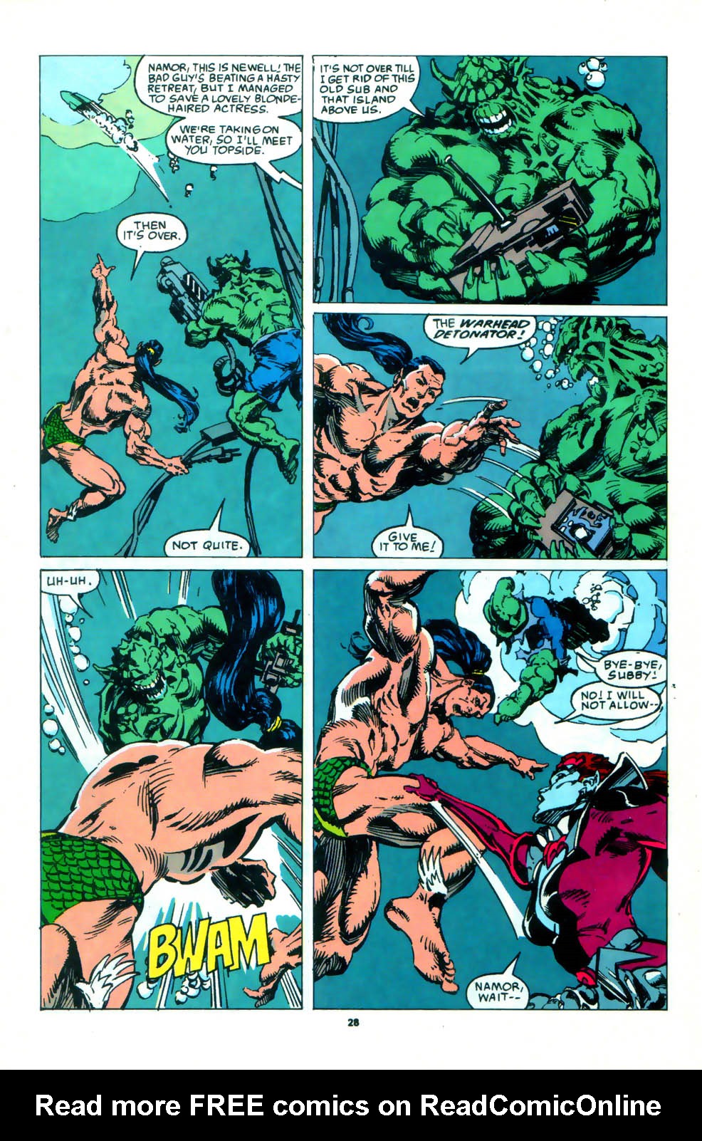 Read online Namor, The Sub-Mariner comic -  Issue #59 - 21