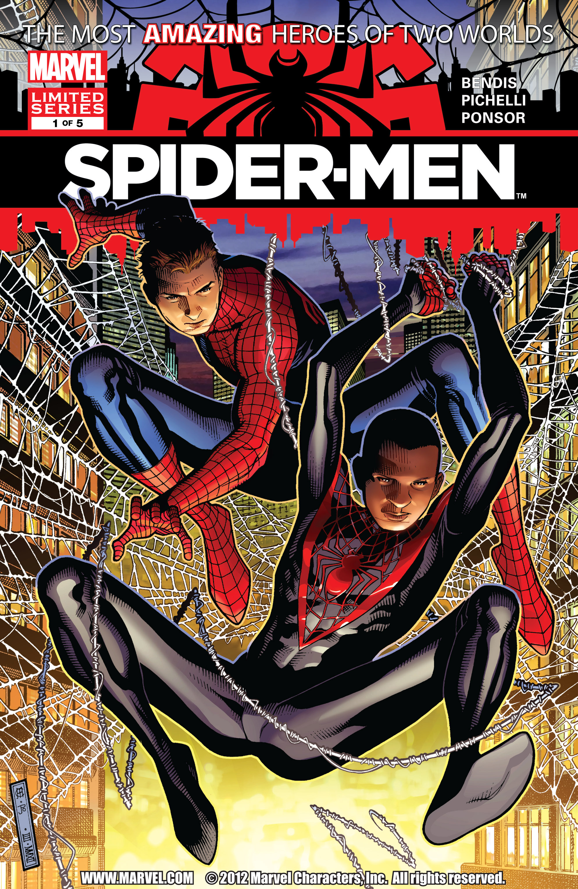 Read online Spider-Men comic -  Issue #1 - 1
