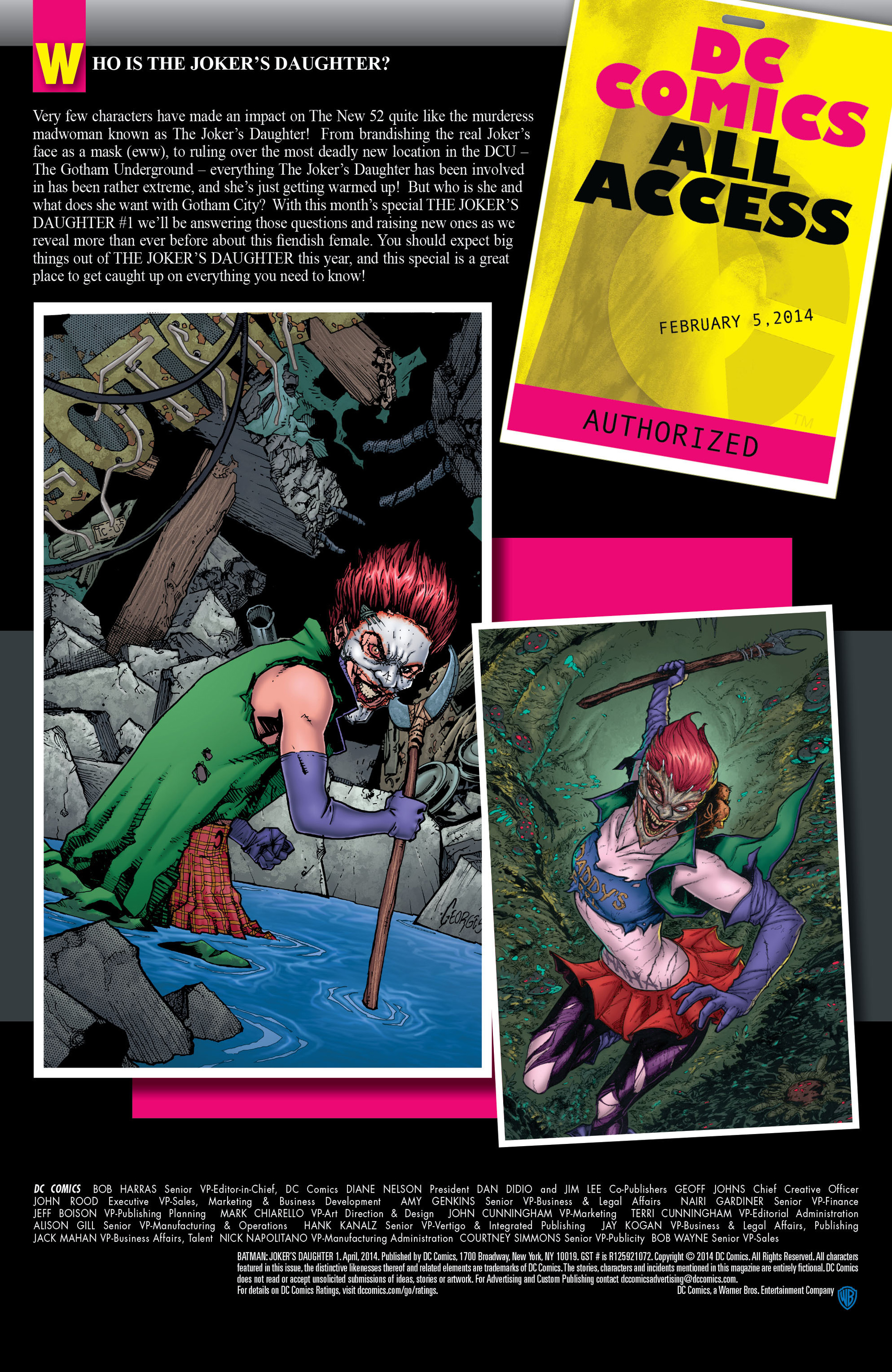 Read online Batman: Joker's Daughter comic -  Issue # Full - 38
