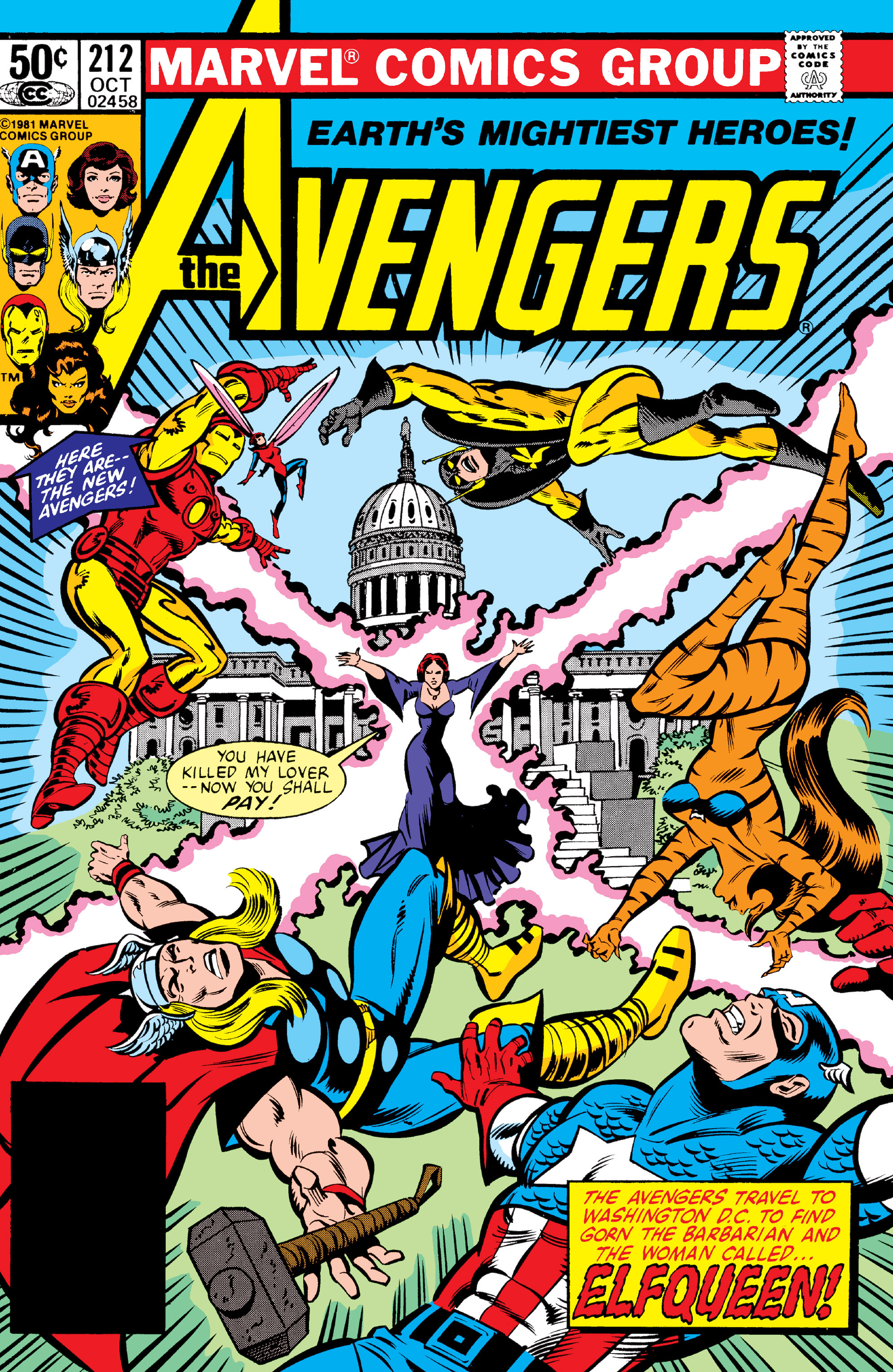 Read online The Avengers (1963) comic -  Issue #212 - 1