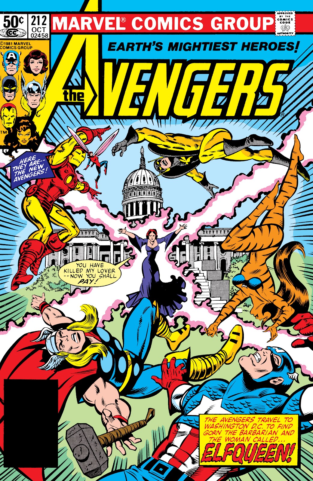 The Avengers (1963) issue 212 - Page 1