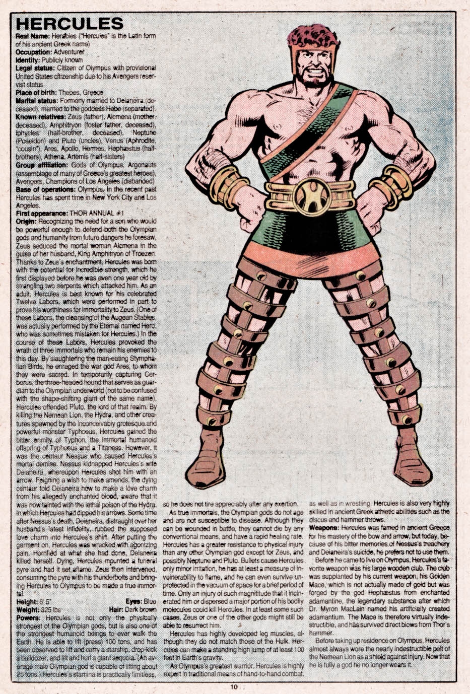 Read online The Official Handbook of the Marvel Universe comic -  Issue #5 - 11