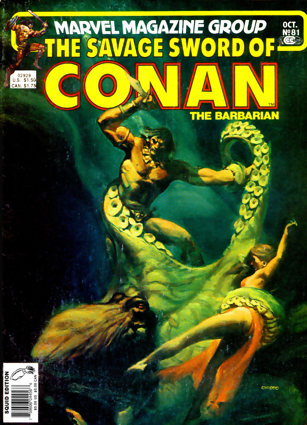 Read online The Savage Sword Of Conan comic -  Issue #81 - 1